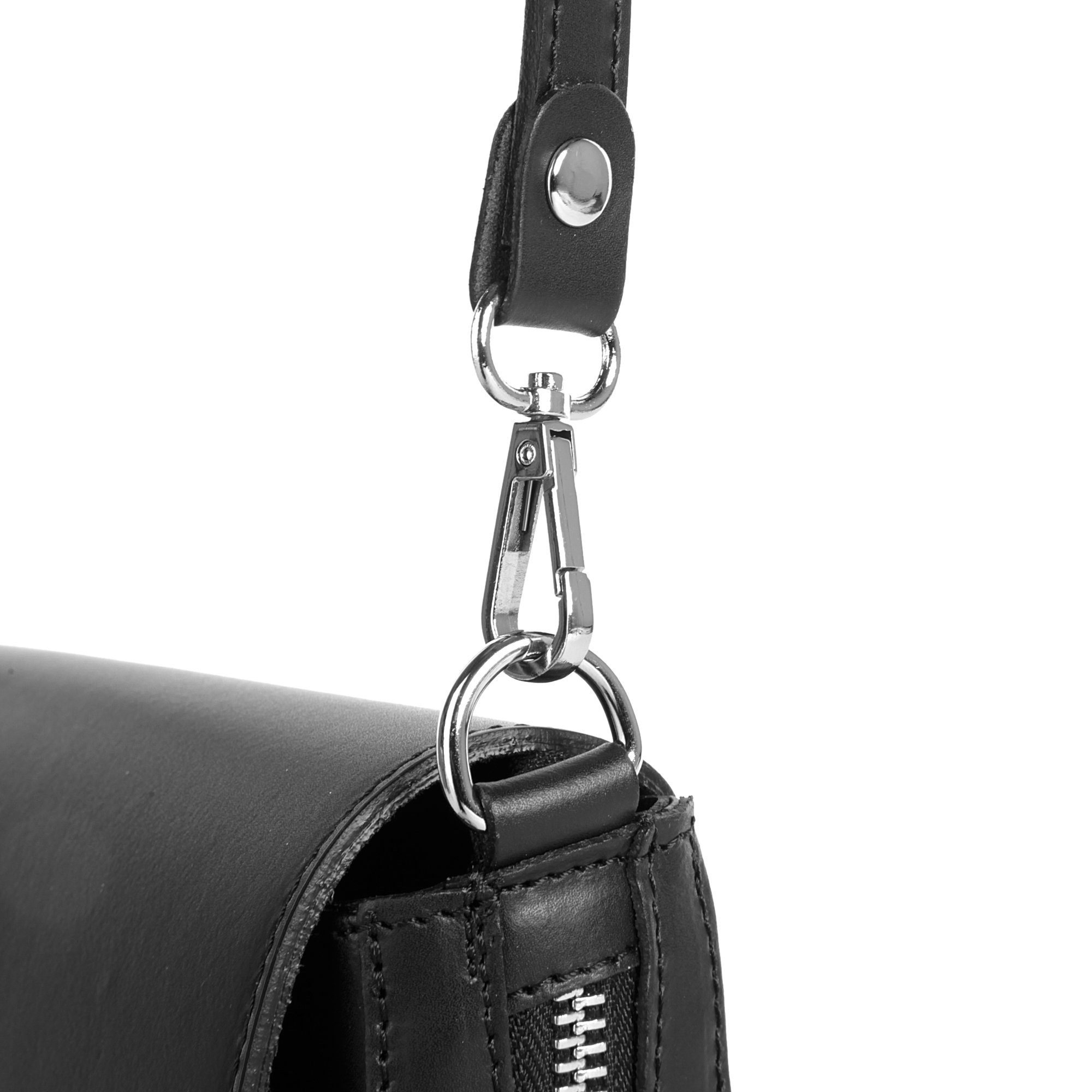 Cluty Schoudertas echt leer, made in italy
