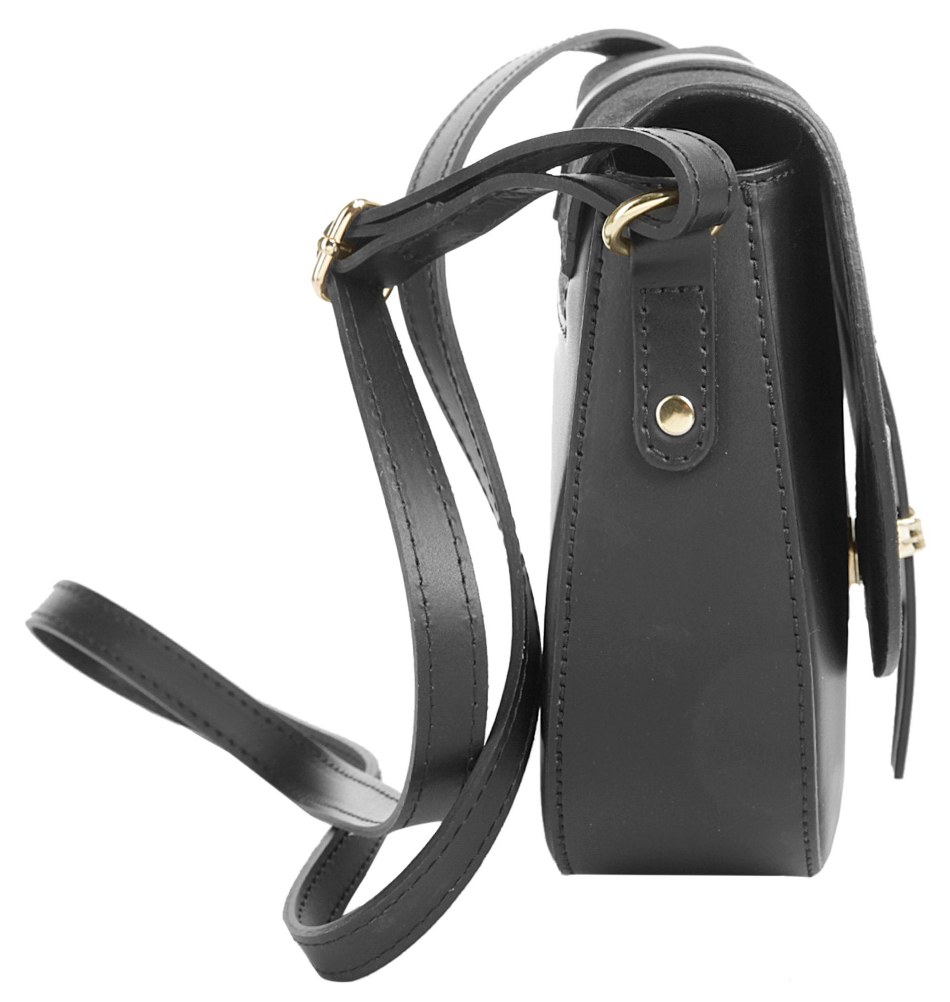 Cluty Schoudertas echt leer, made in italy