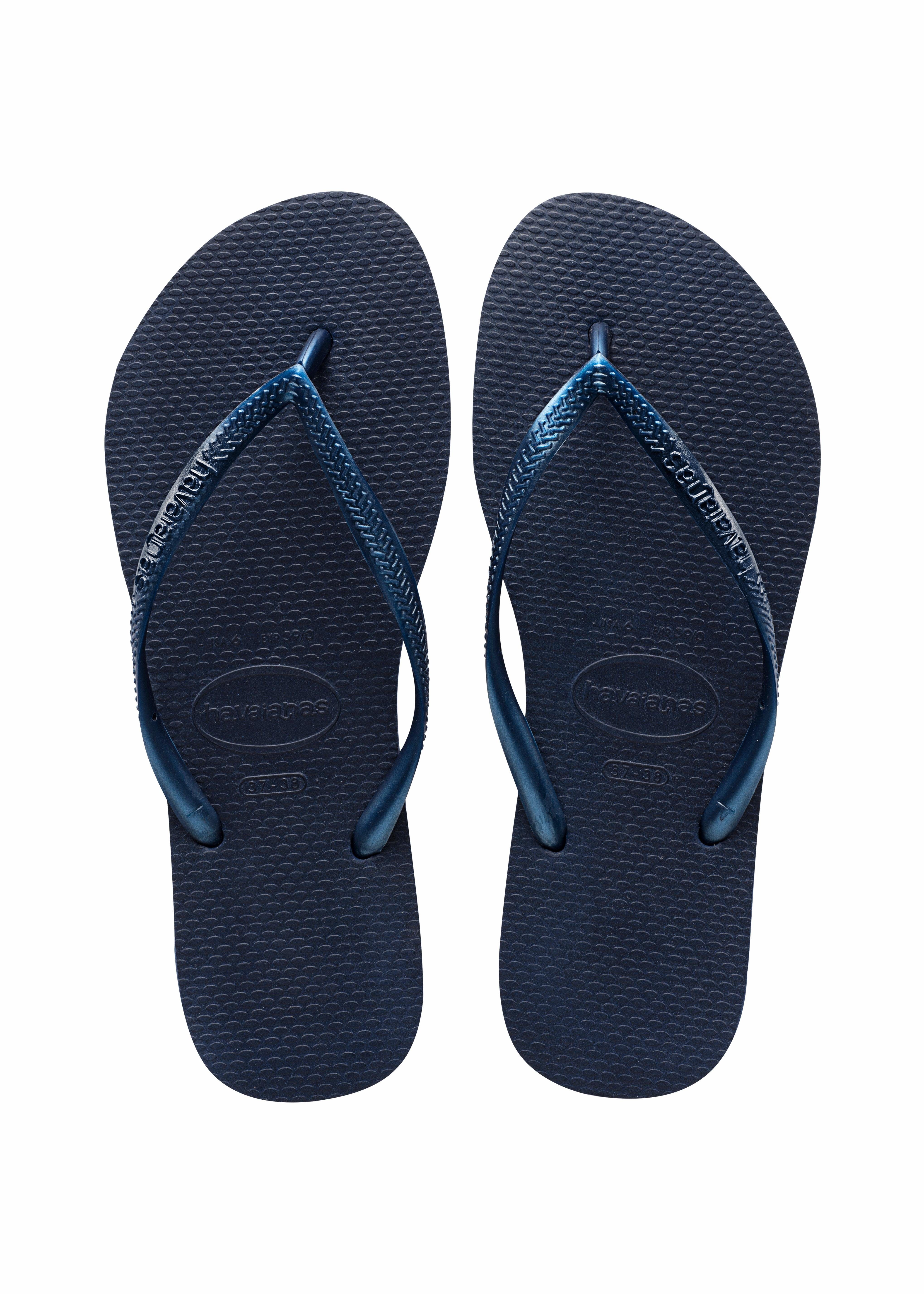 Havaianas Teenslippers SLIM zomerschoen, slippers, poolslides met zachte tussenstuk voor de tenen