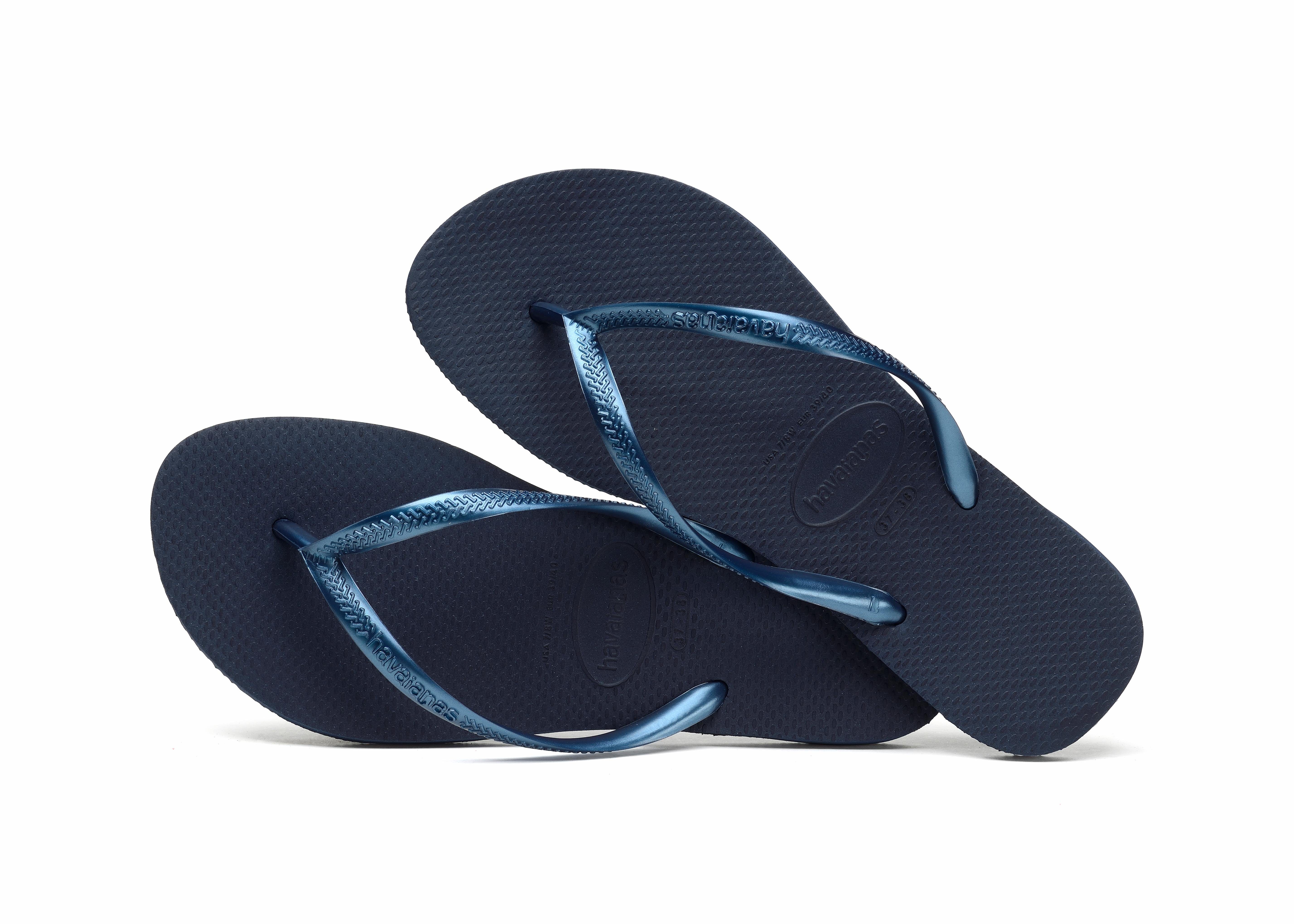 Havaianas Teenslippers SLIM zomerschoen, slippers, poolslides met zachte tussenstuk voor de tenen