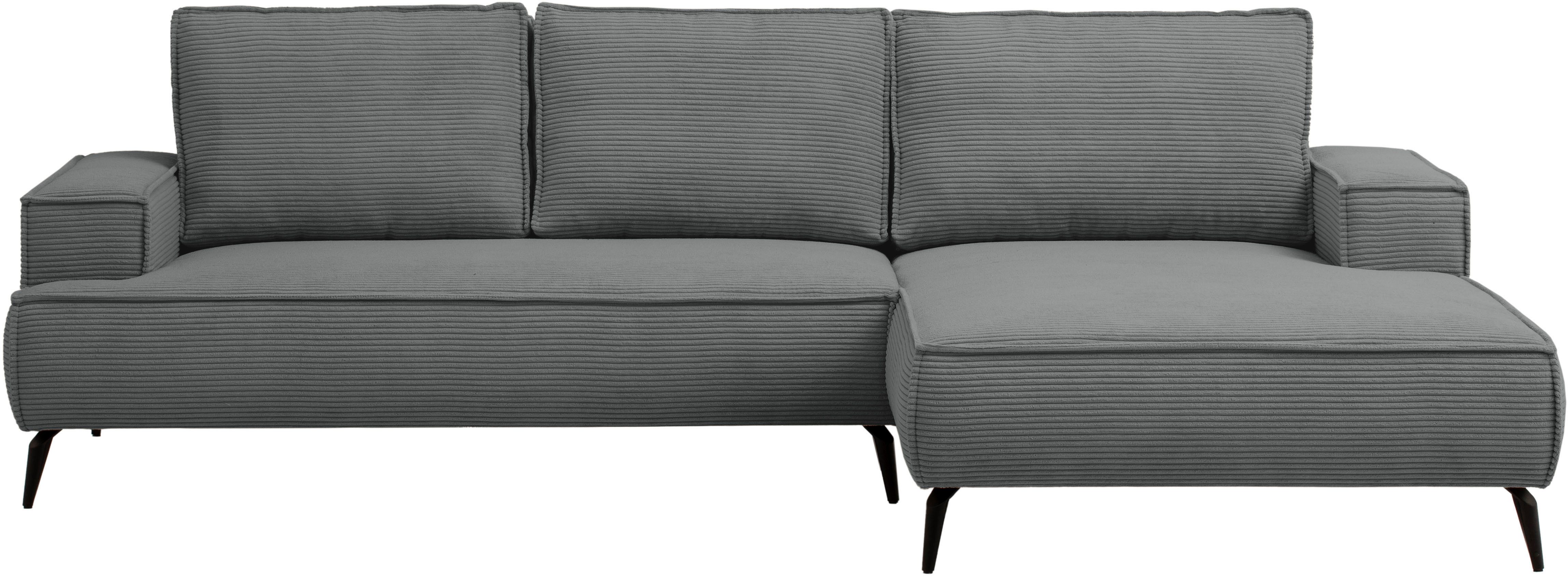 andas Zithoek TVINNU, Polsterecke L-Form, Schlaffunktion, met Hocker (set, 2-delig)