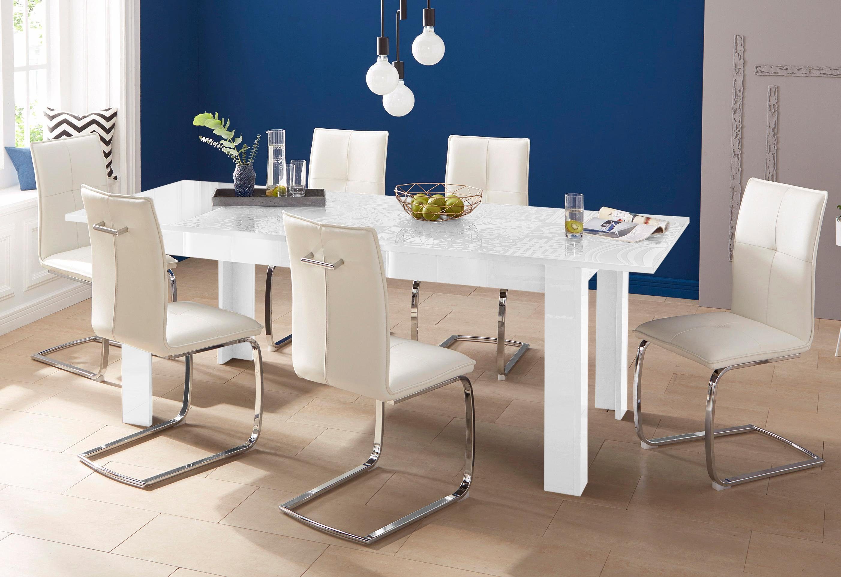 INOSIGN Eettafel Miro Breedte 180 cm met of zonder insteekbladen