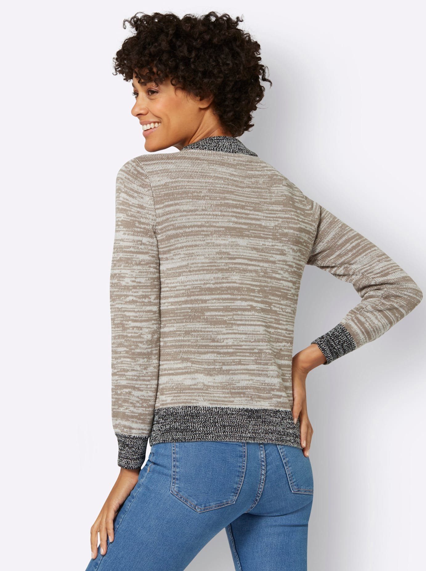 Casual Looks Trui met staande kraag Trui