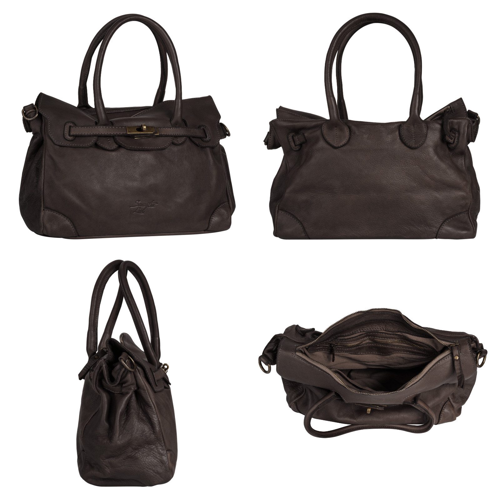 Samantha Look Shopper echt leer, made in italy