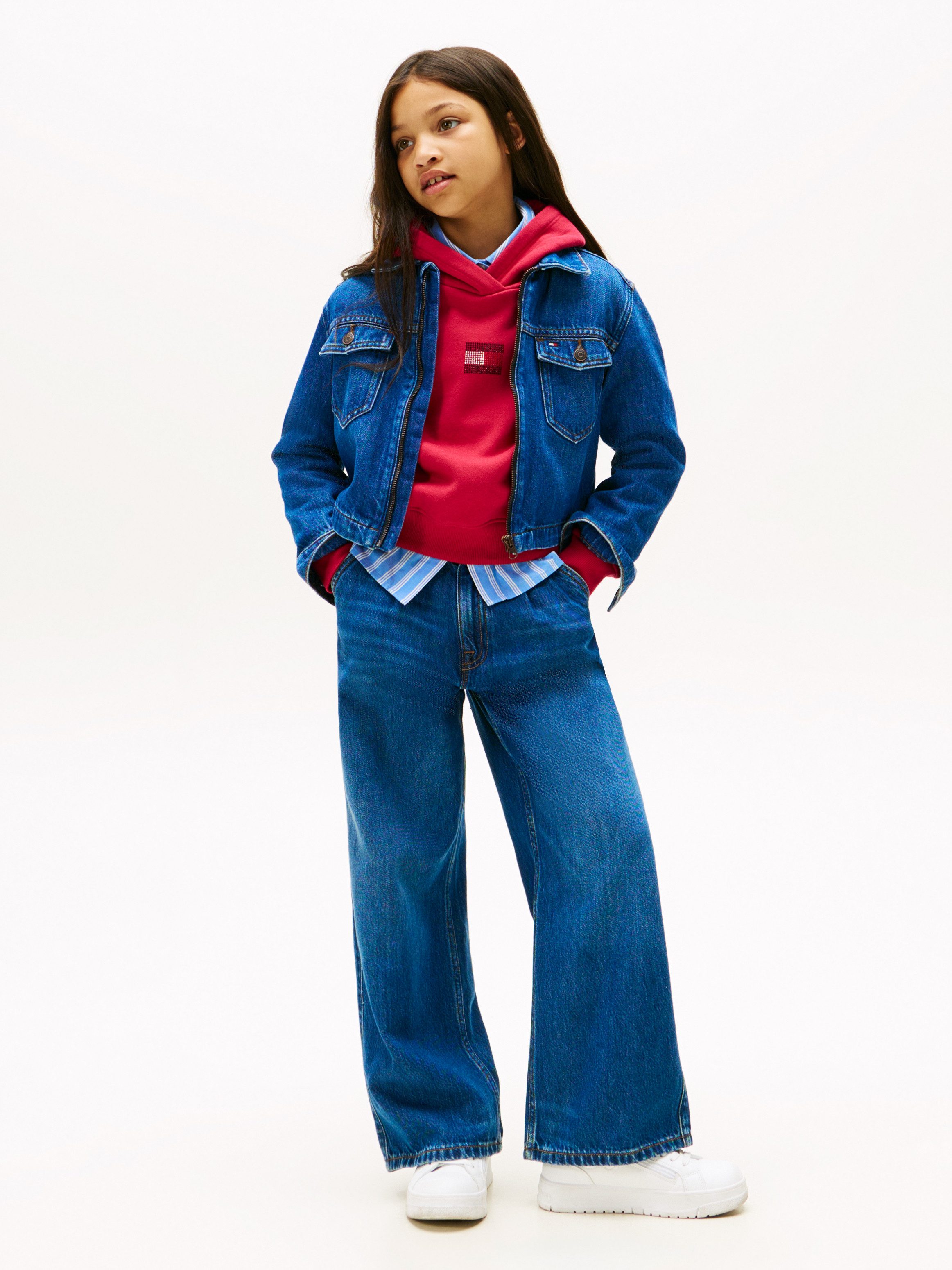 Tommy Hilfiger Wijde jeans MABEL PLEATS