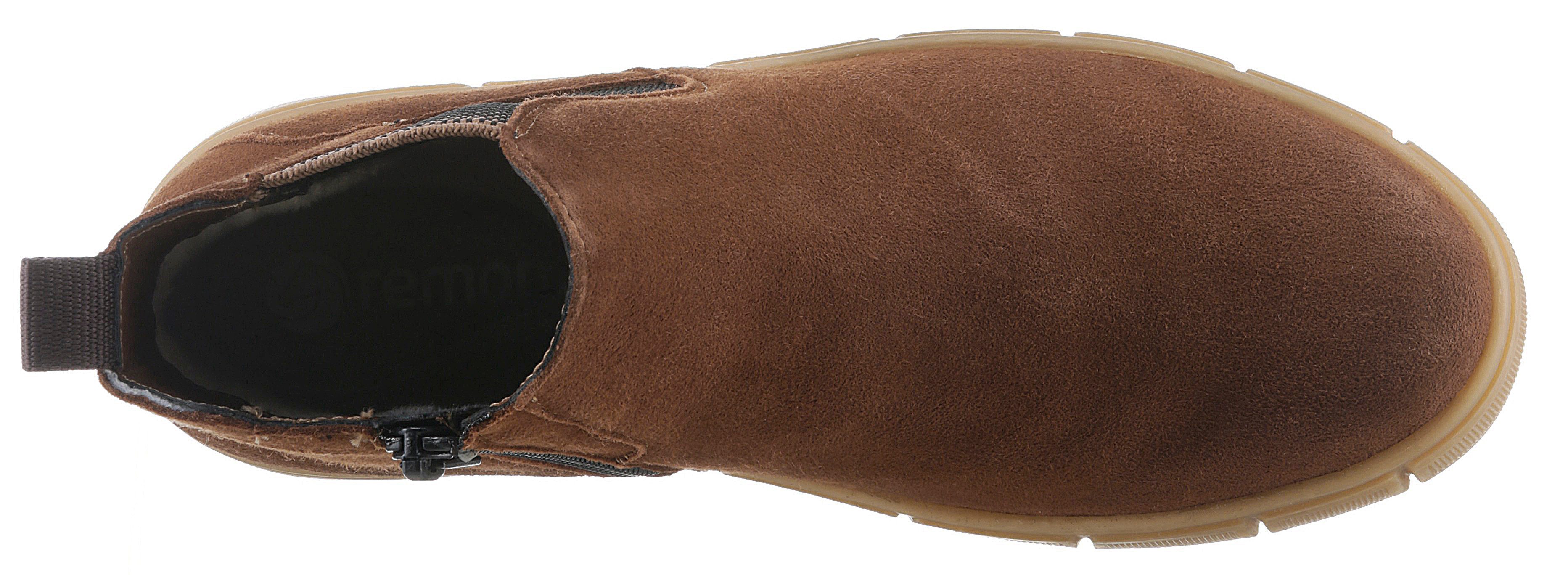 Remonte Chelsea-boots , plateau, enkellaars, ankleboots met extra ritssluiting