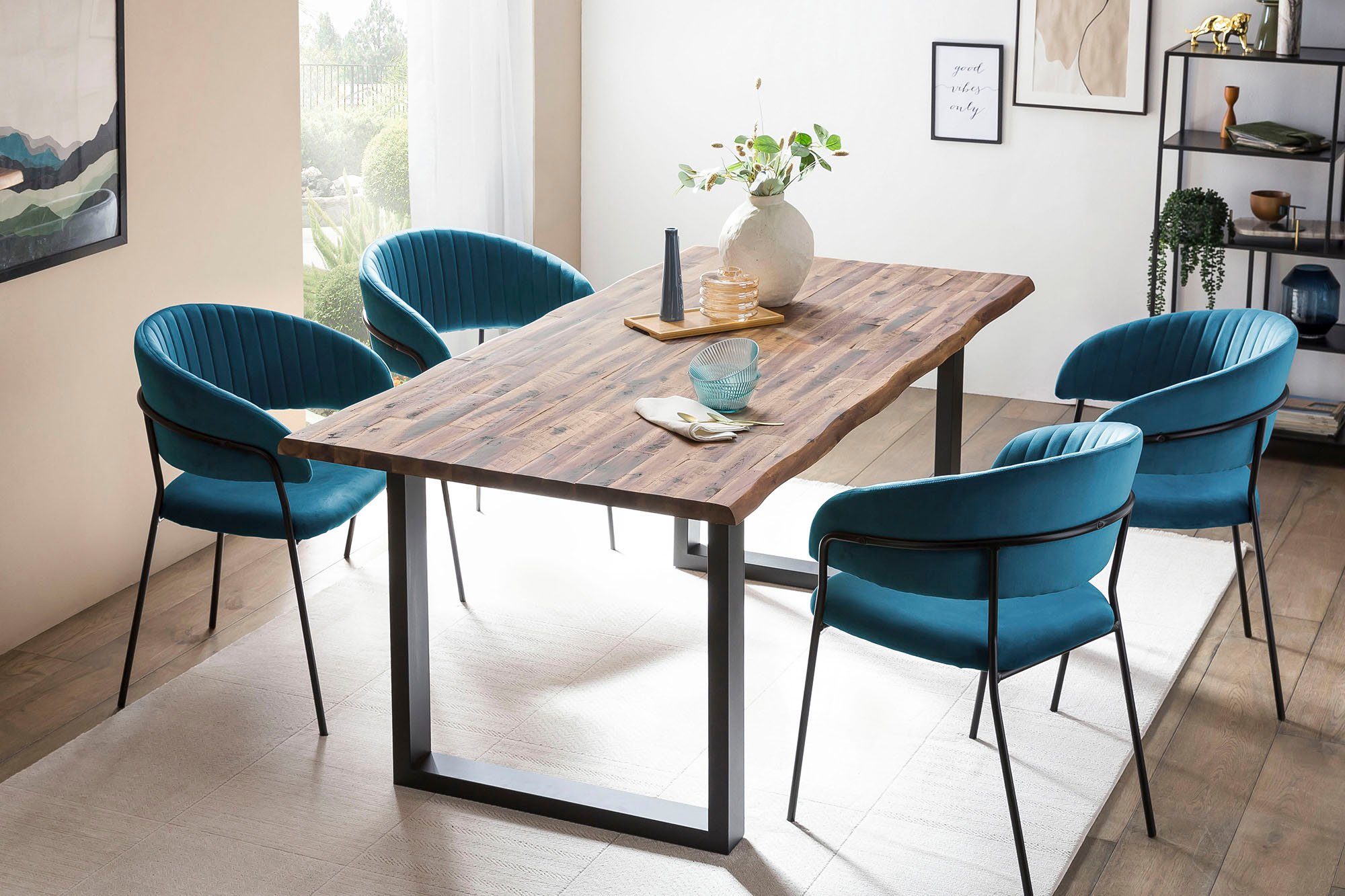 SalesFever Eettafel Tafelblad 2-voudig gelakt