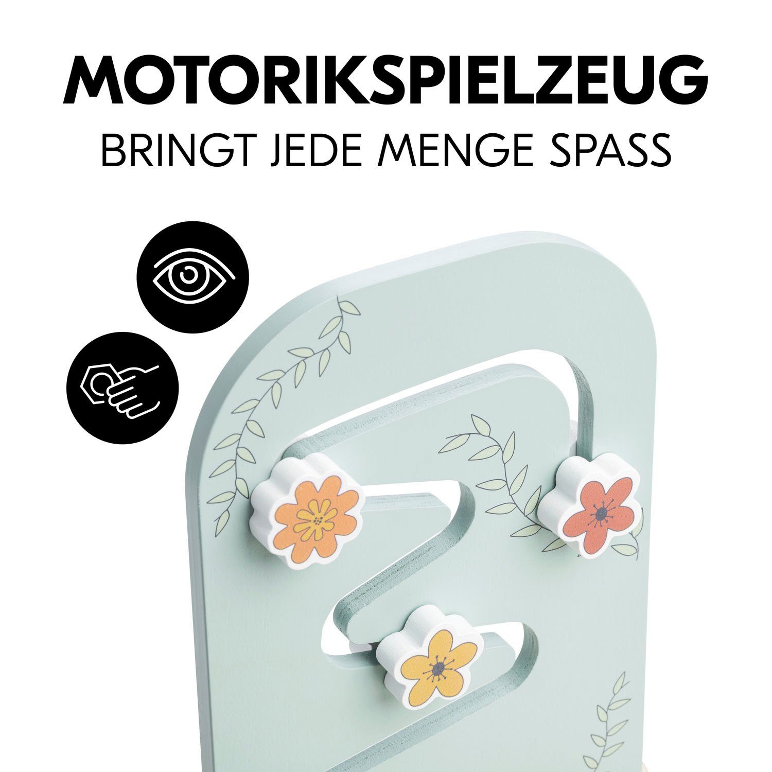 Hauck Motoriekbord Play Planting S Flowers FSC®- beschermt bos - wereldwijd