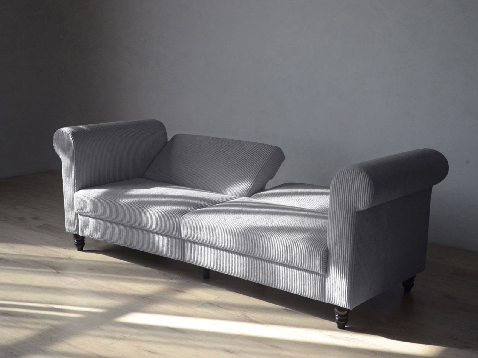 Dorel Home 3-zitsbank Felix II, slaapbank 236 cm(ligoppervlak 108 x 190 cm), rugleuning