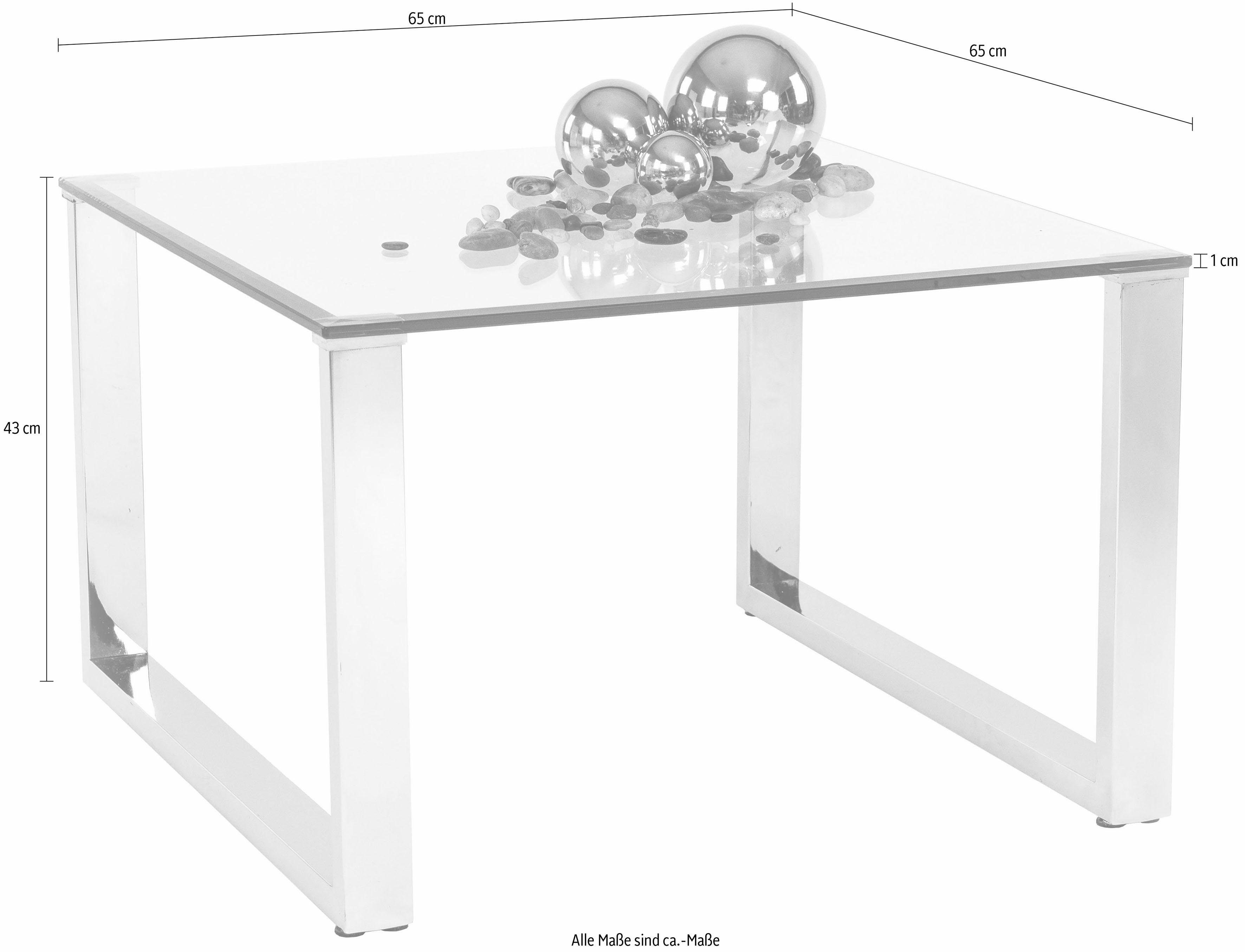Paroli Bijzettafel Frame gepolijst edelstaal