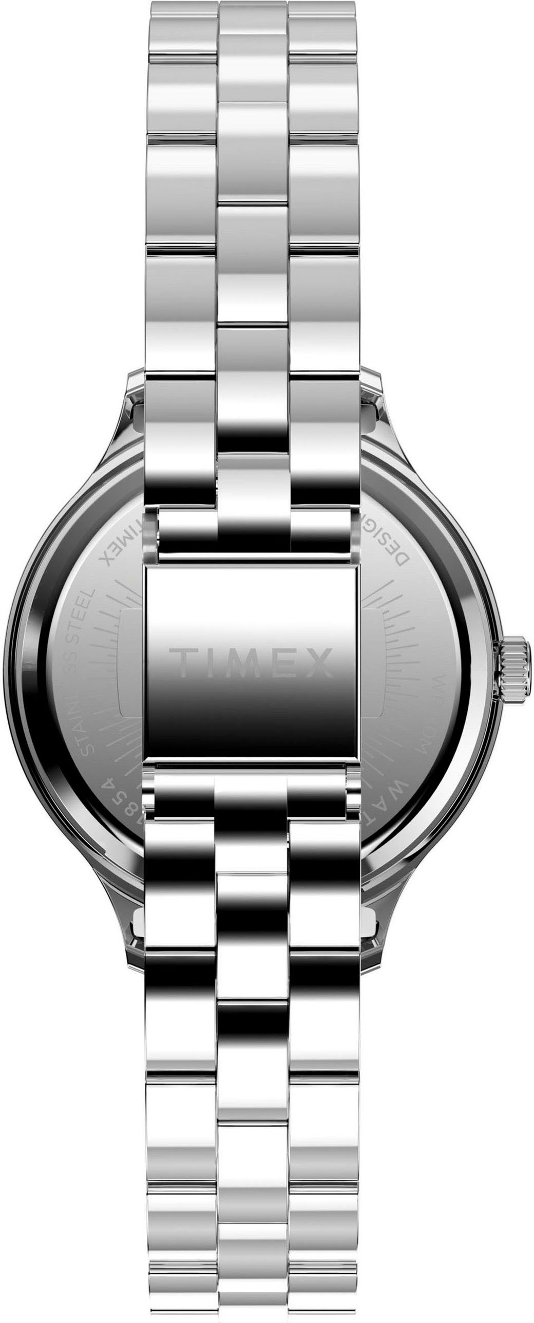 Timex Kwartshorloge PEYTON Polshorloge, dameshorloge, roestvrijstalen band, analoog