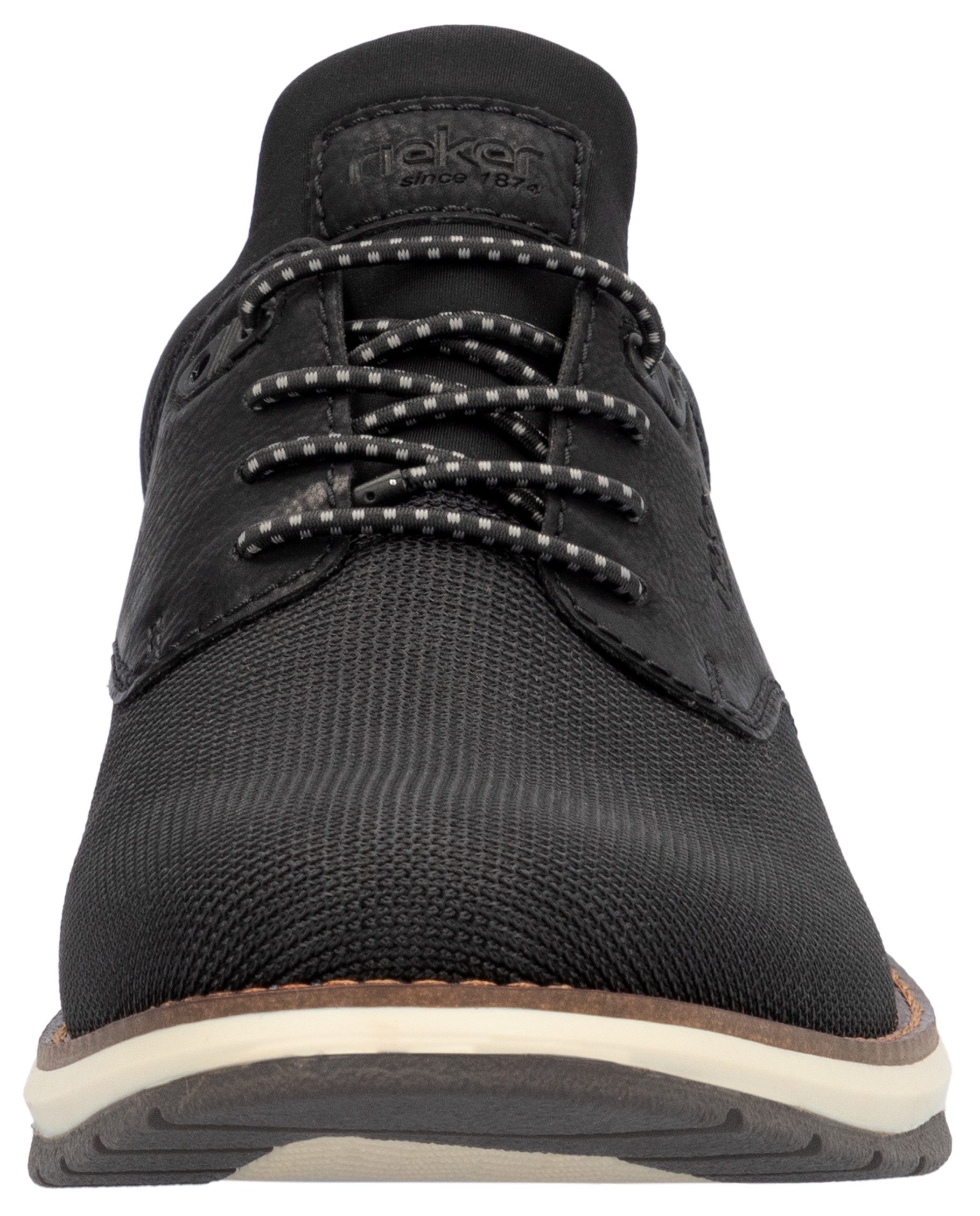 Rieker Slip-on sneakers lage schoen, vrijetijdsschoen, instapschoen met elastiek