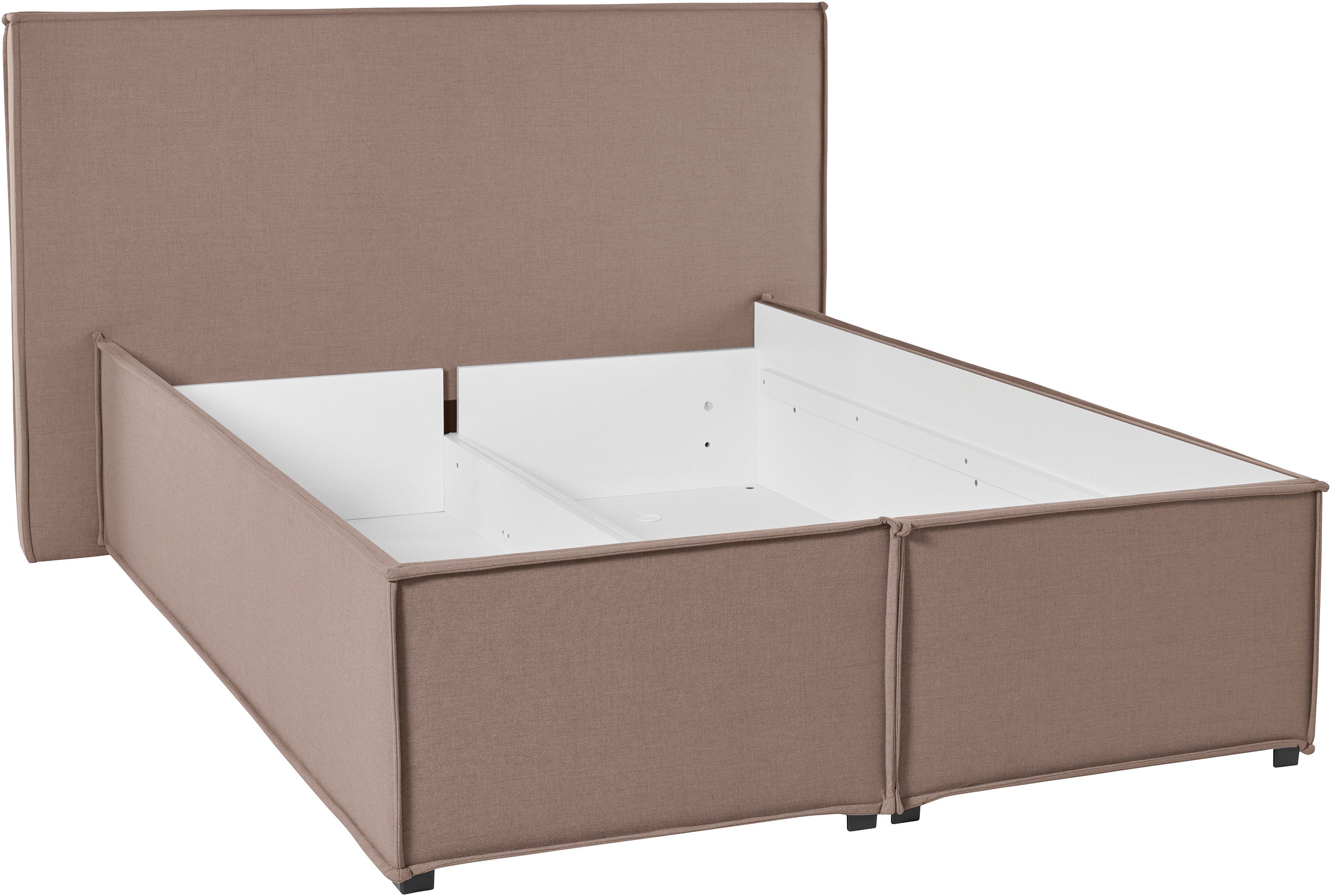 LeGer Home by Lena Gercke Gestoffeerd bed Isaline naar keuze zonder matras of met 3 matrassoorten, hoofdbordhoogte 107 cm