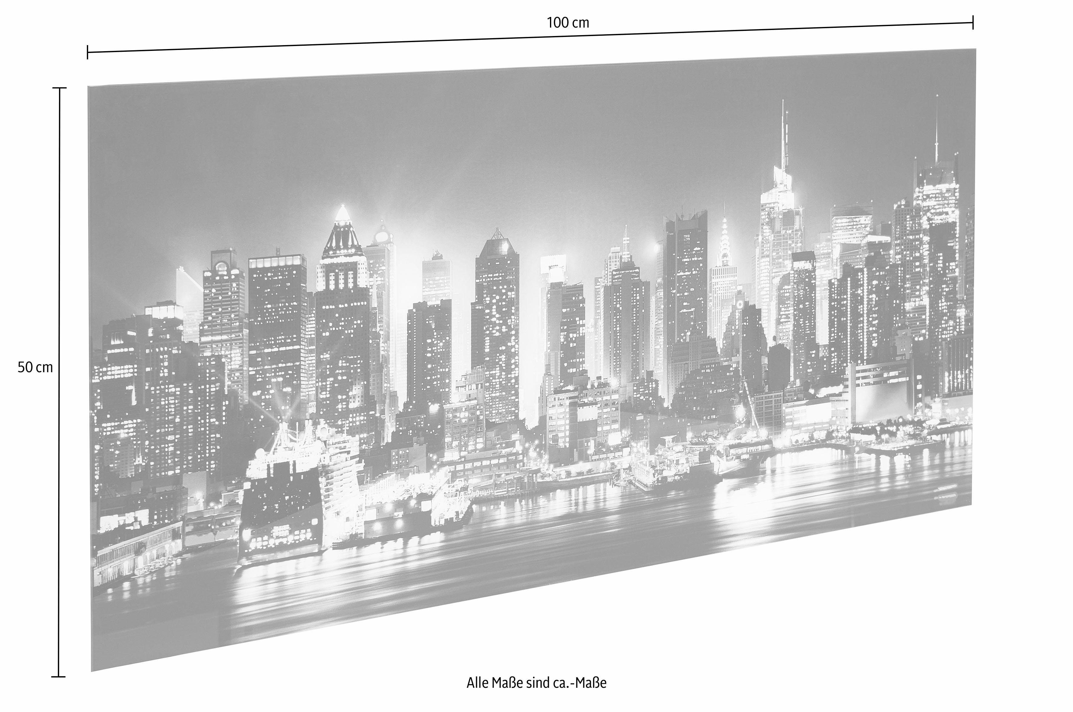 Artprint op glas New York CityTimes Square makkelijk besteld OTTO
