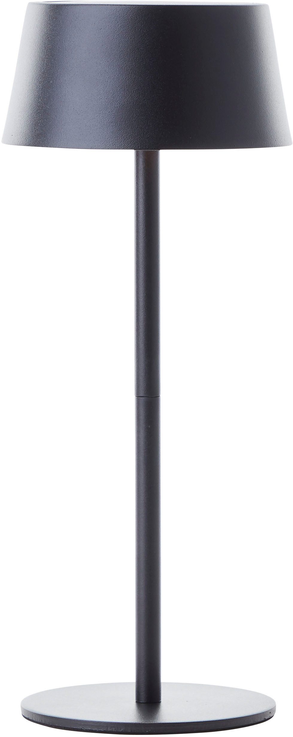 my home Led-tafellamp voor buiten Ocki tafellamp met zonne-energie en accu LED solar, 4 W, 300 lm, 3000 K, dimbaar, USB oplaadbaar, binnen & buiten (1 stuk)