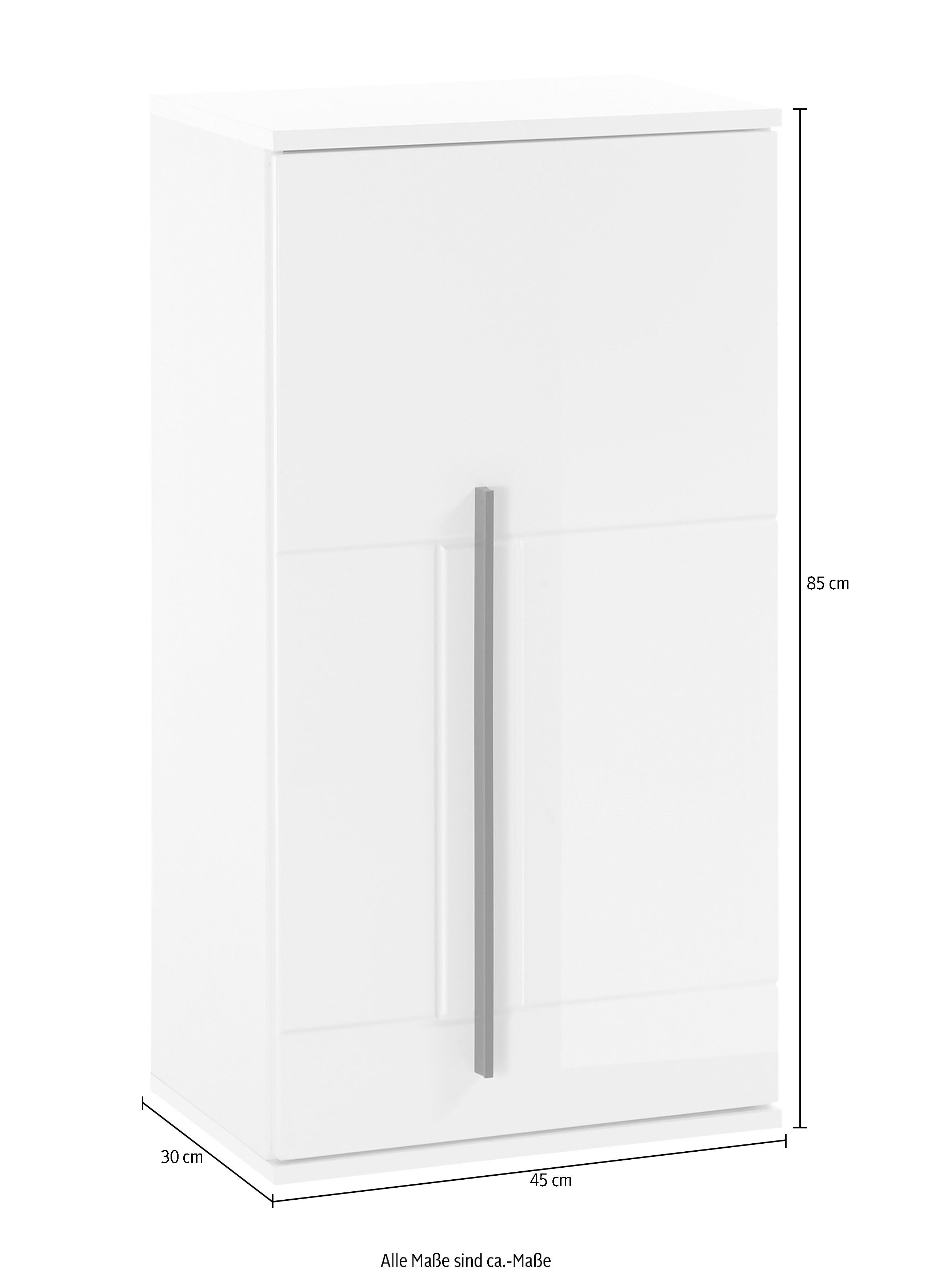 INOSIGN Hangend kastje Cantara, badkamerkast in hoogglans wit, hangkast in modern ontwerp
