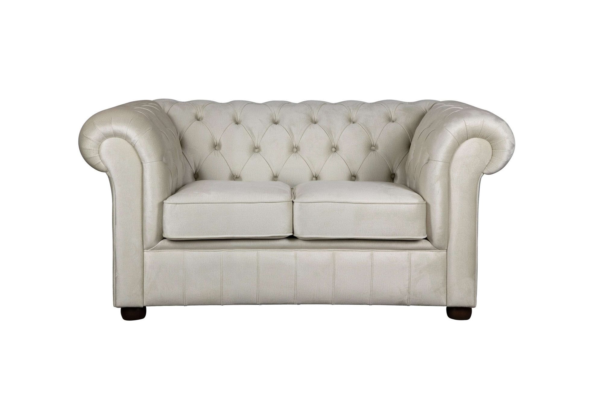 Home affaire 2-zitsbank CHARENTE, Chesterfield bank, golfvering, afmetingen: B/D/H: 147/89/74 cm