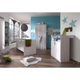 open kast »pellworm«, in imitatie-witeiken wit open kast »pellworm«, in imitatie-witeiken wit