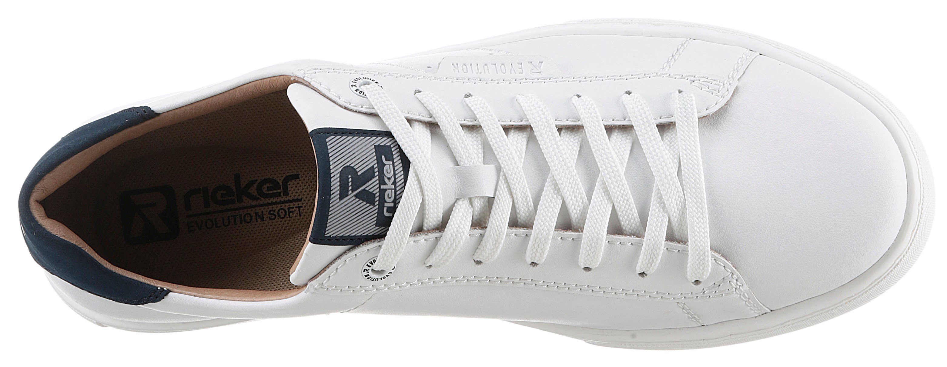 RIEKER Sport Sneakers met leren binnenvoering, vrijetijdsschoen, lage schoen, veterschoen