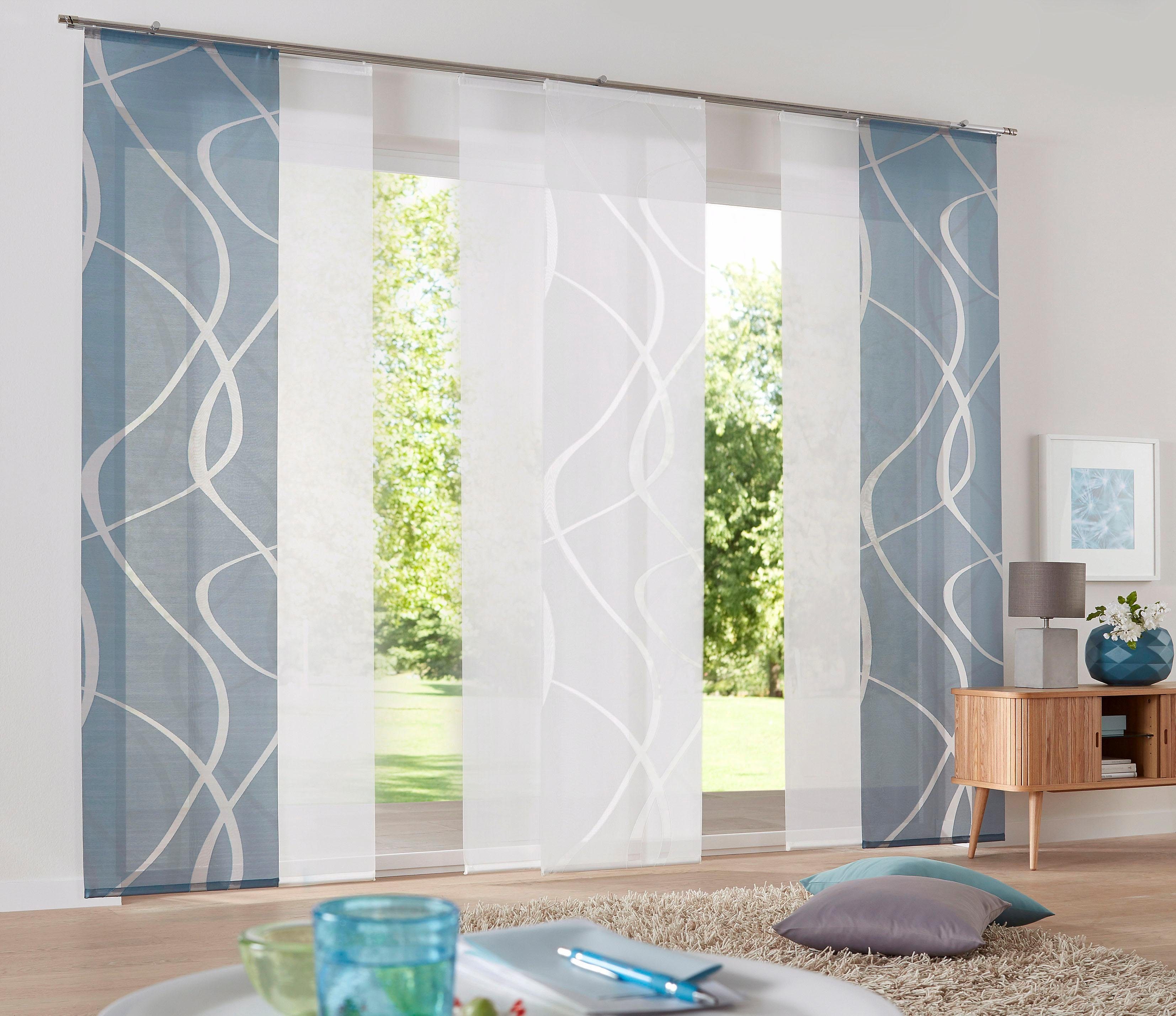 Neutex for you! Paneelgordijn Rumbek inclusief bevestigingsmateriaal, breedte: 57 cm (1 stuk)