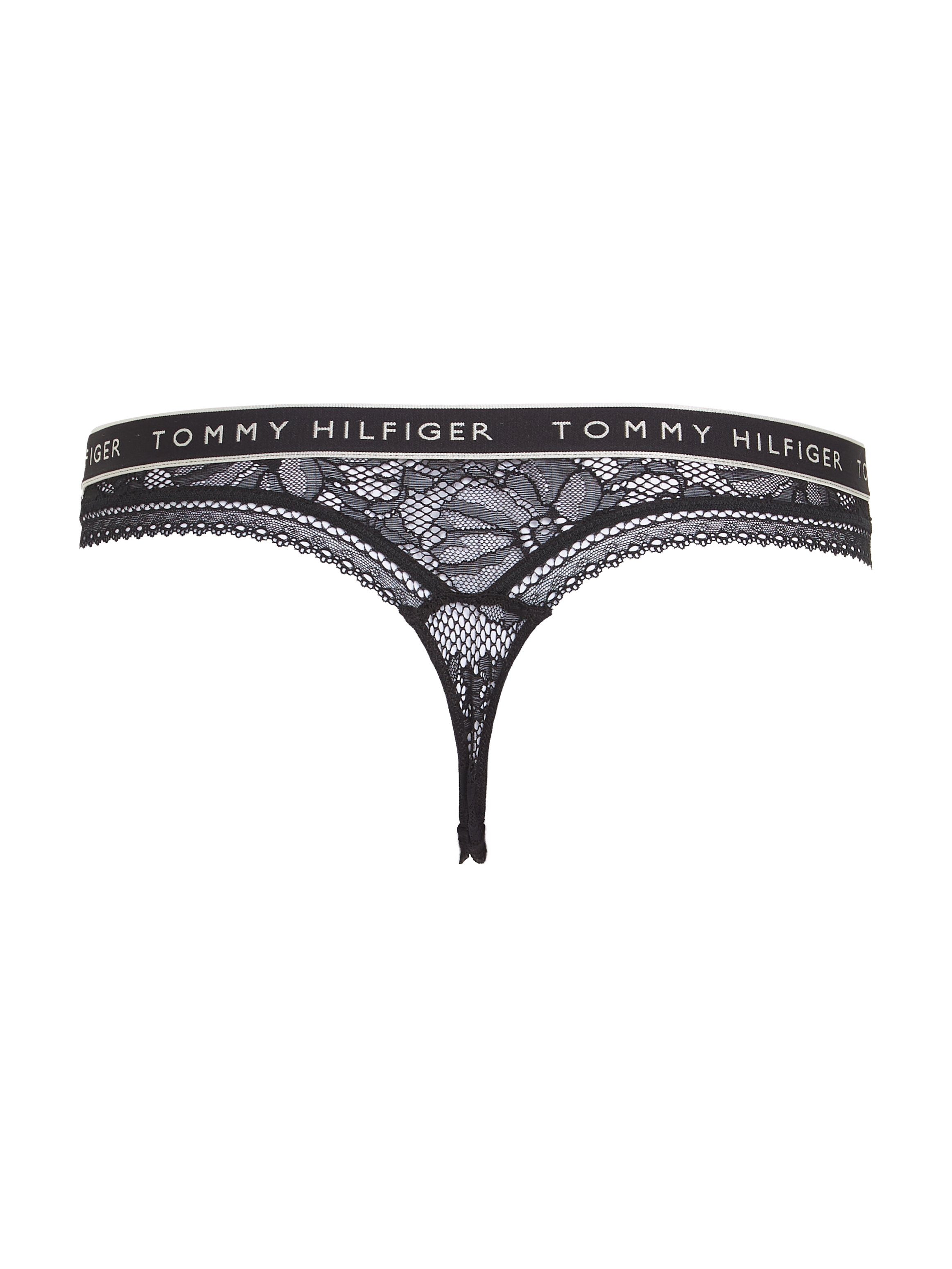 Tommy Hilfiger Underwear Slip THONG met kant en logo-band