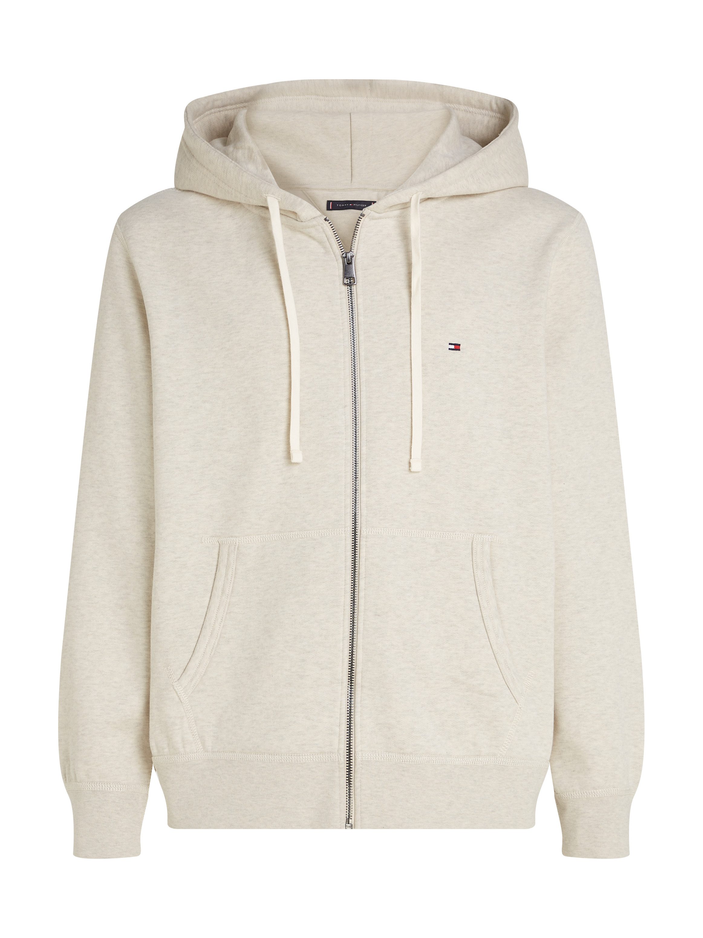 Tommy Hilfiger Capuchonsweatvest ESSENTIAL FLEECE ZIP THROUGH
