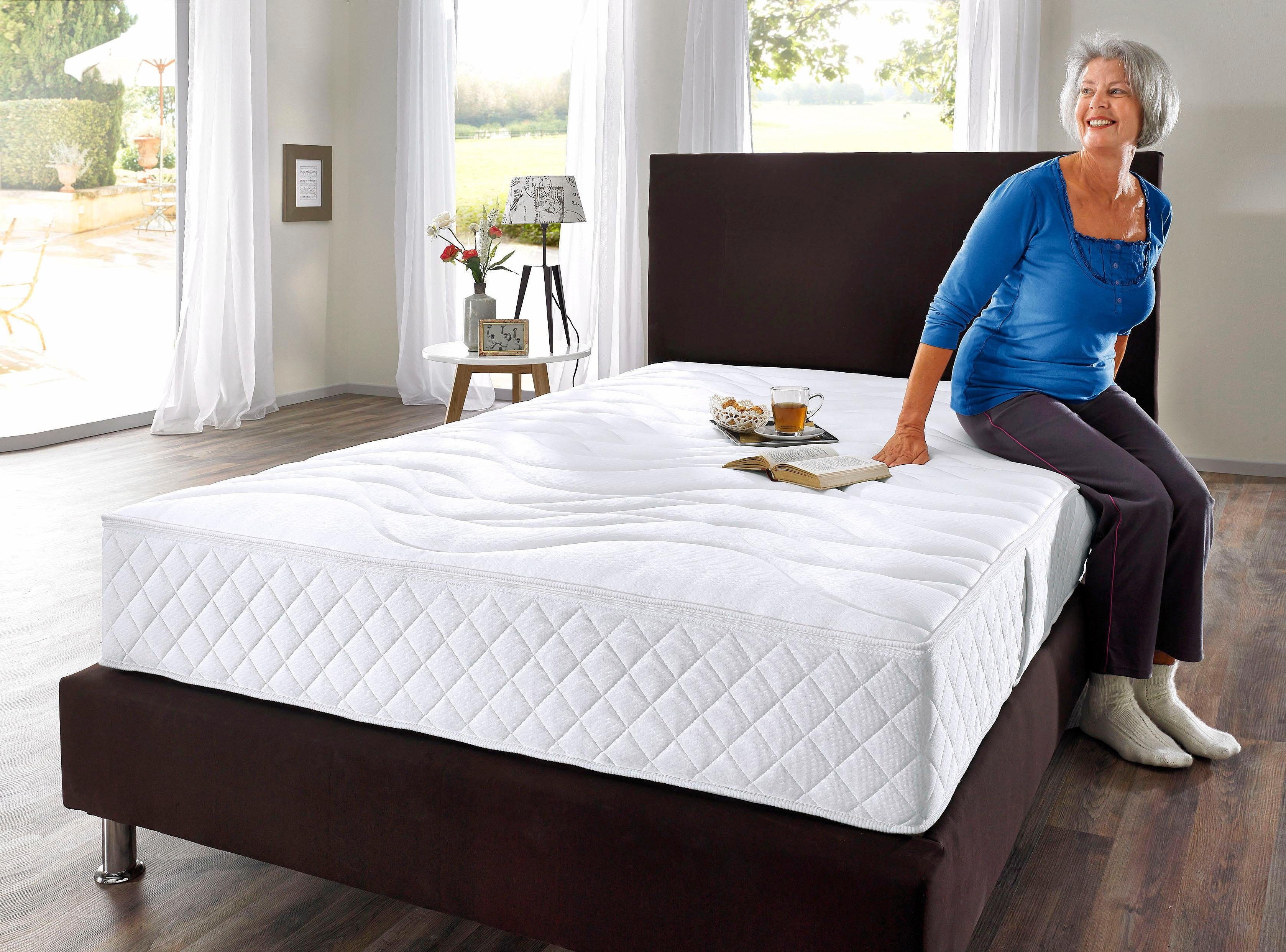 f.a.n. Frankenstolz Pocketveringsmatras Loona, 7 zones matras 90x200 cm, 140x200 cm & andere maten Matras H2-H4, ergonomisch, ademend, 420 veren bij 100x200 cm hoogte 24 cm