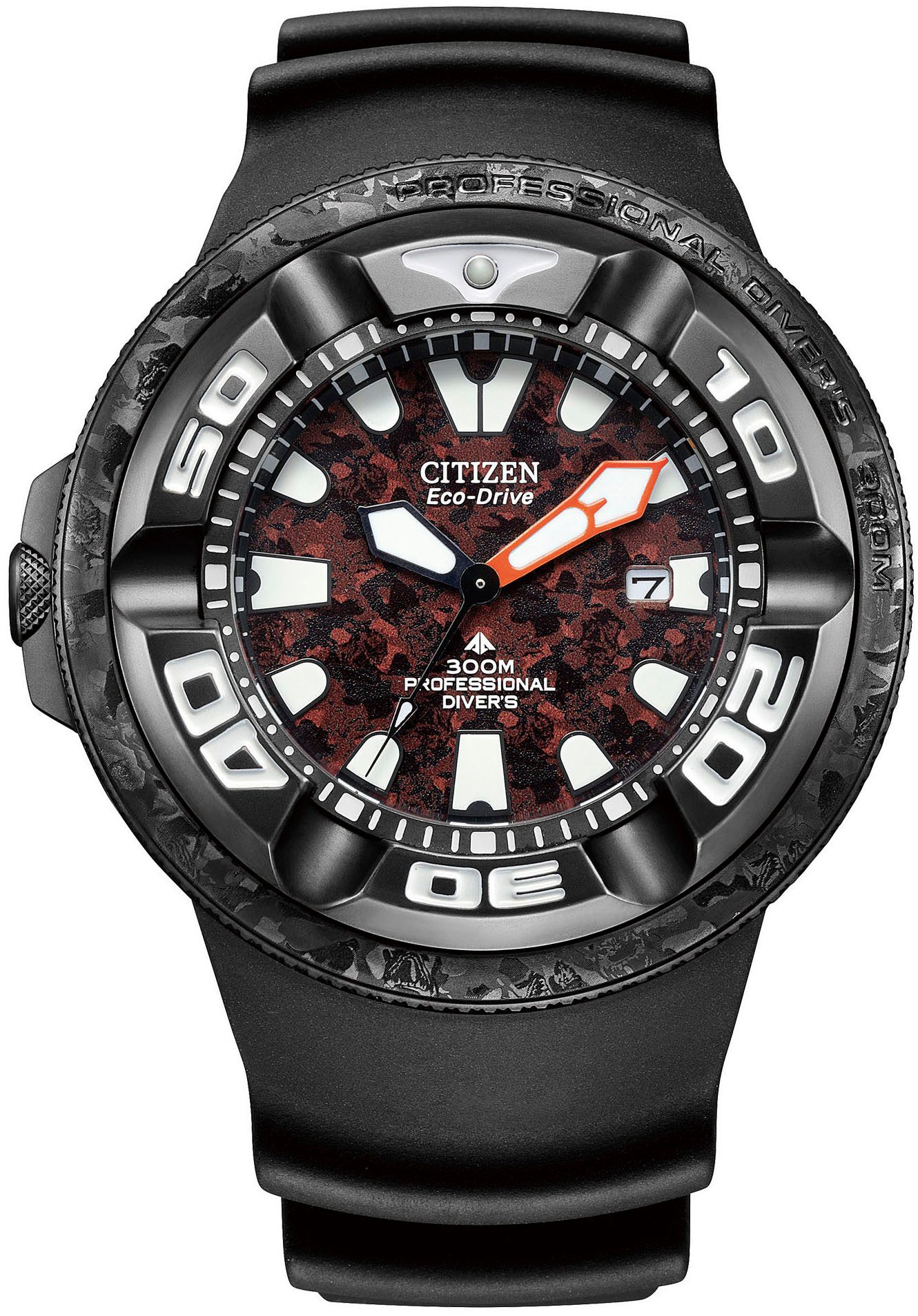 Citizen Duikhorloge Godzilla-Promaster Professional Diver 300 Horloge, herenhorloge, limited edition, solar, tot 30 bar waterdicht