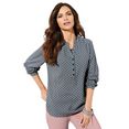classic inspirationen gedessineerde blouse grijs