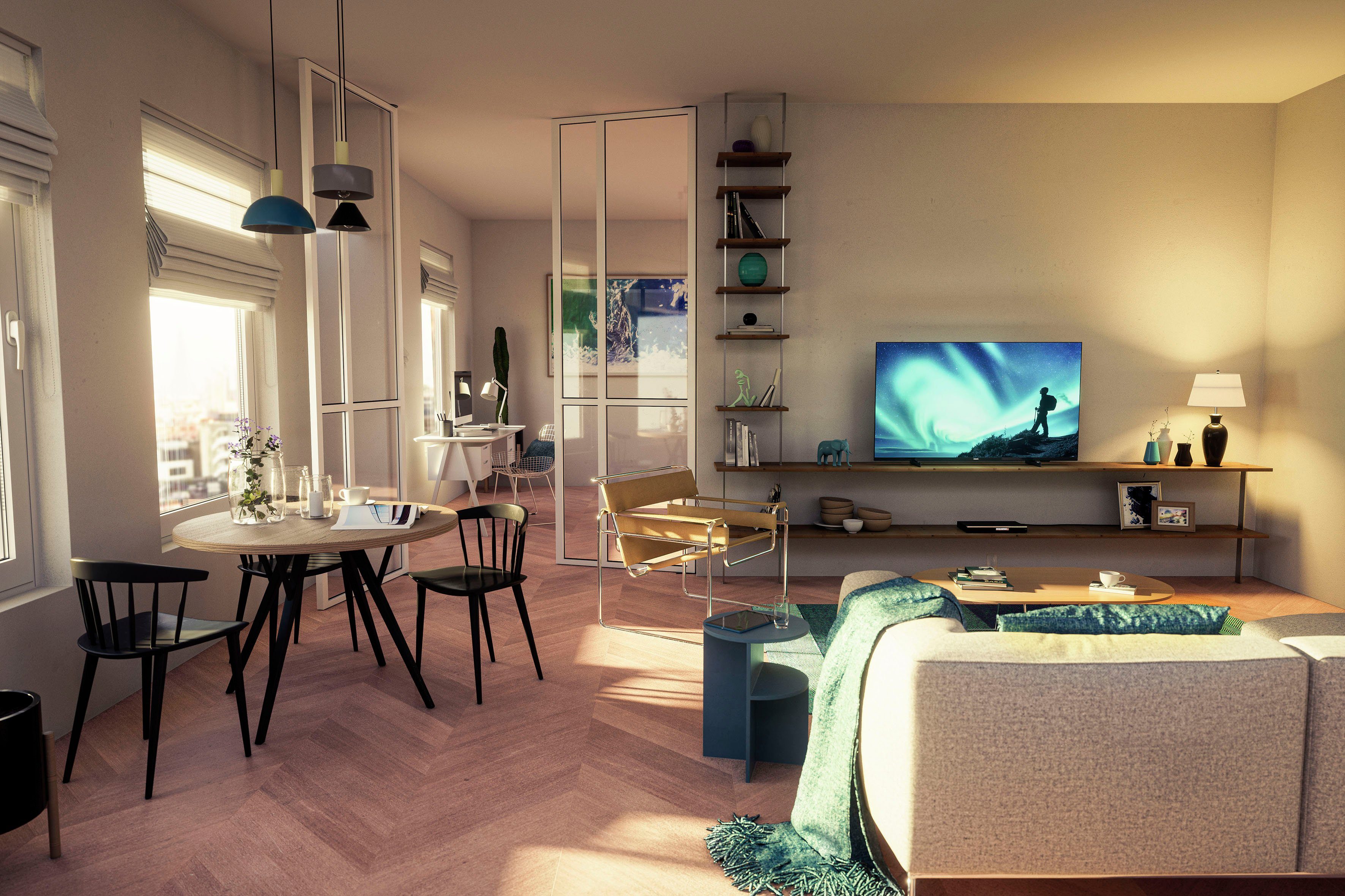 Philips Led-TV 50PUS7506/12, 126 cm / 50", 4K Ultra HD, Smart TV, HDR10+ compatibel, 60 Hz, Dolby Vision & Atmos, smart-tv, triple-tuner