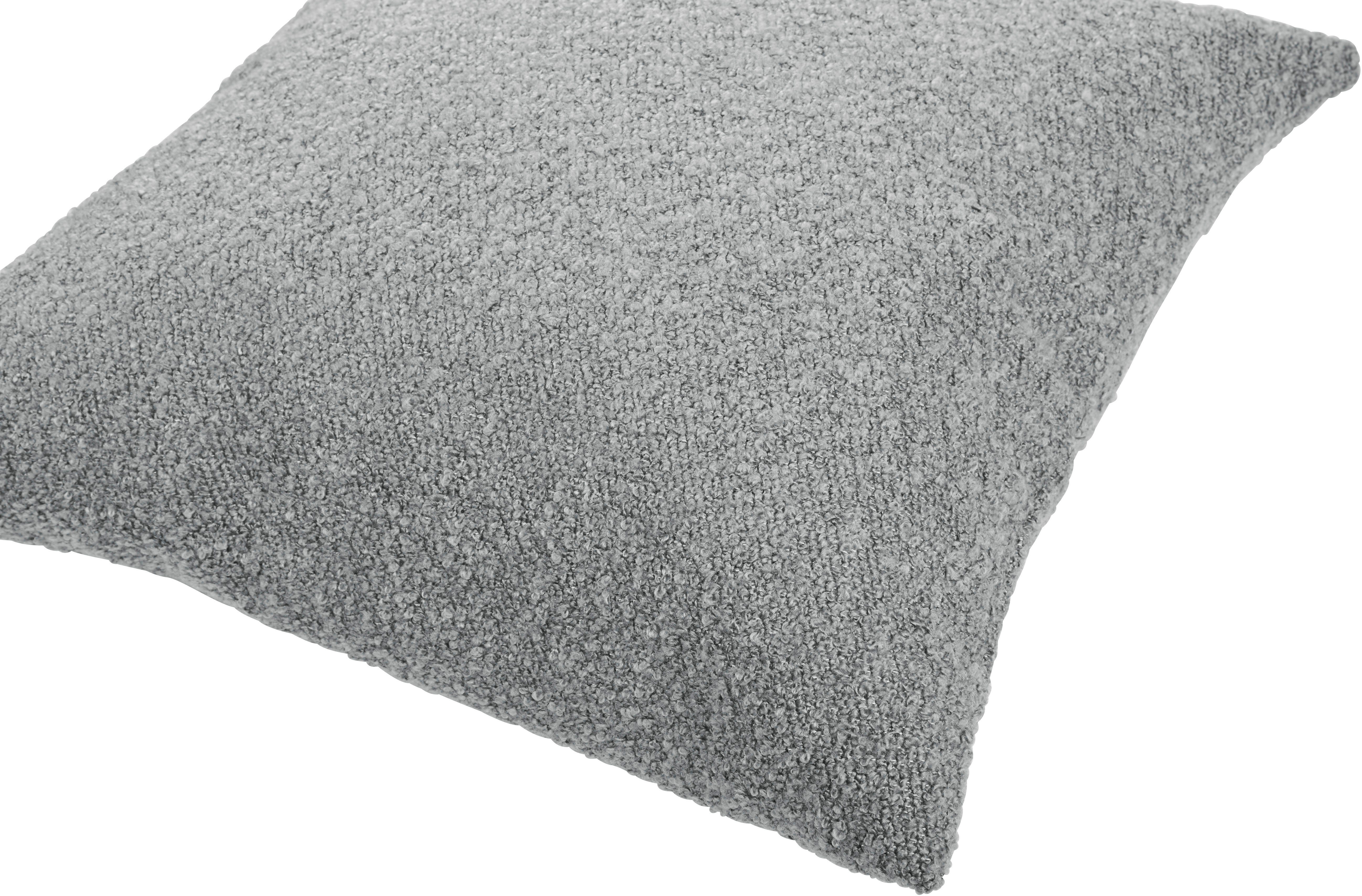 done.® Kussenhoes Touch Effen kussenhoes van zachte bouclé-stof (1 stuk)