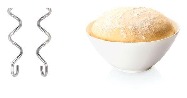 BOSCH Handmixer Styline MFQ4030, roestvrijstalen garde/deeghaak, 5 standen, wit
