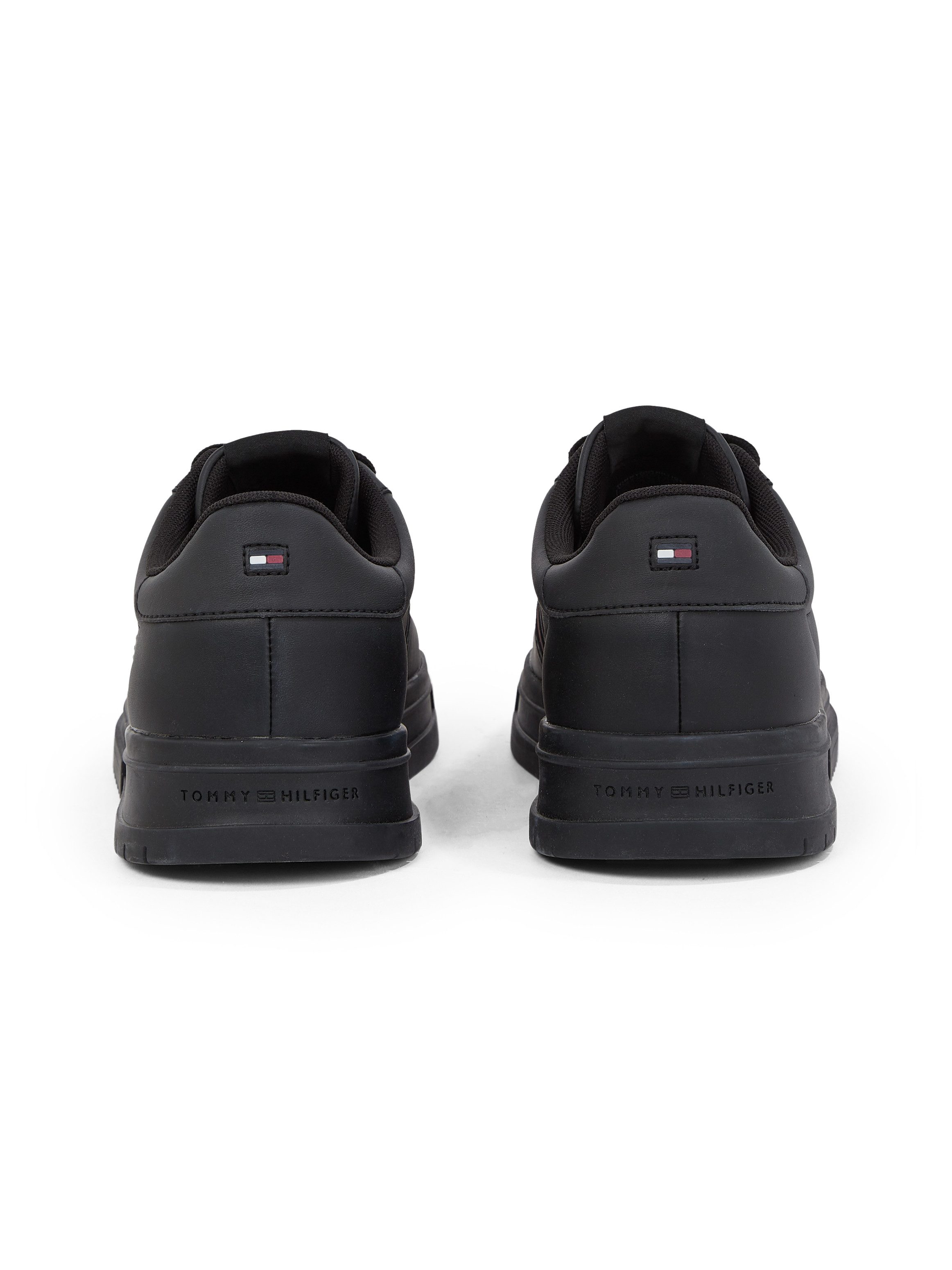 Tommy Hilfiger Plateausneakers MODERN CUPSOLE STRIPES LTH , vrijetijdsschoen, lage schoen, veterschoen met zijstrepen