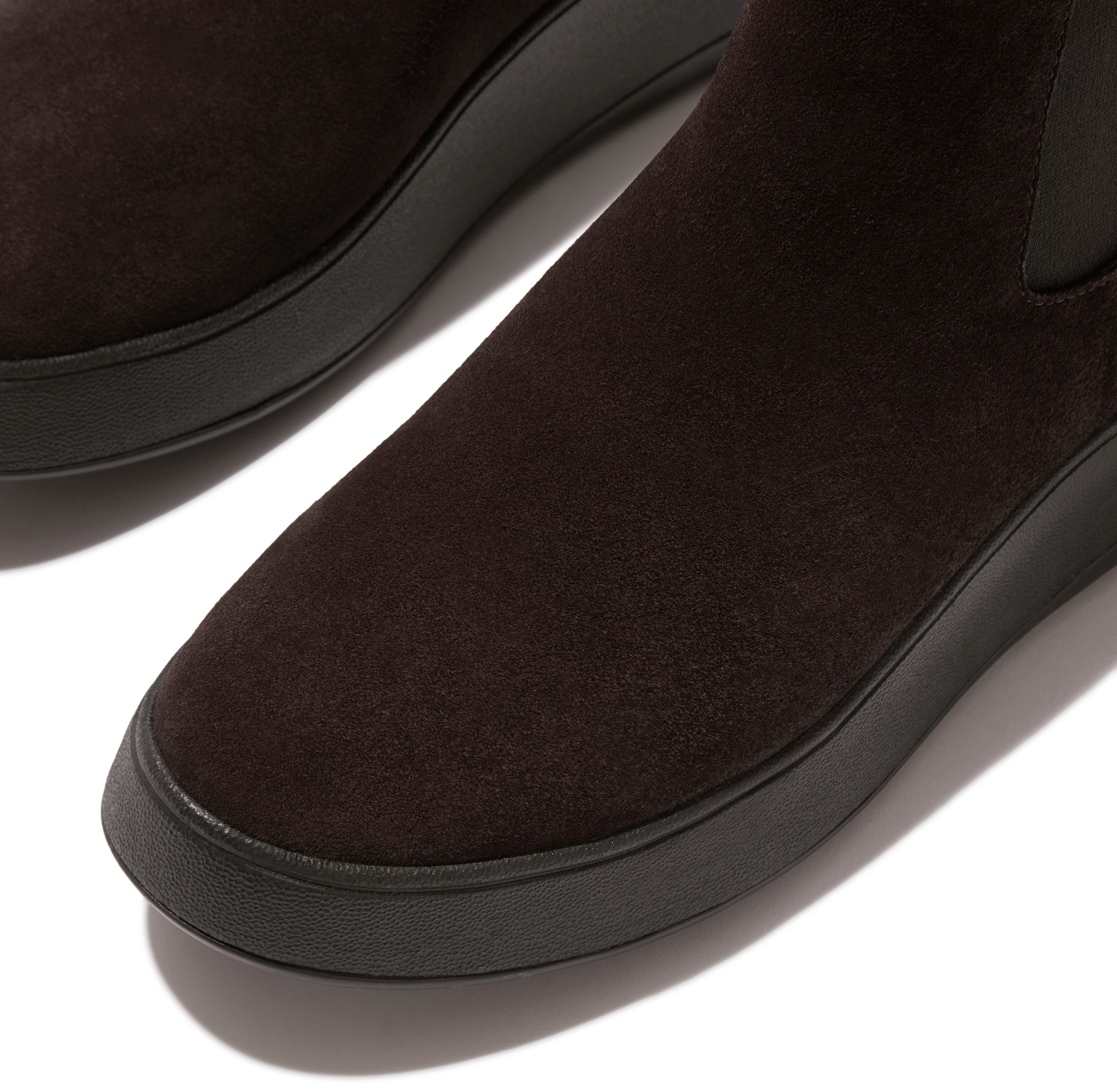 Fitflop Chelsea-boots F-MODE Plateaustiefels, chunky boots met plateausool, aanhaaklus