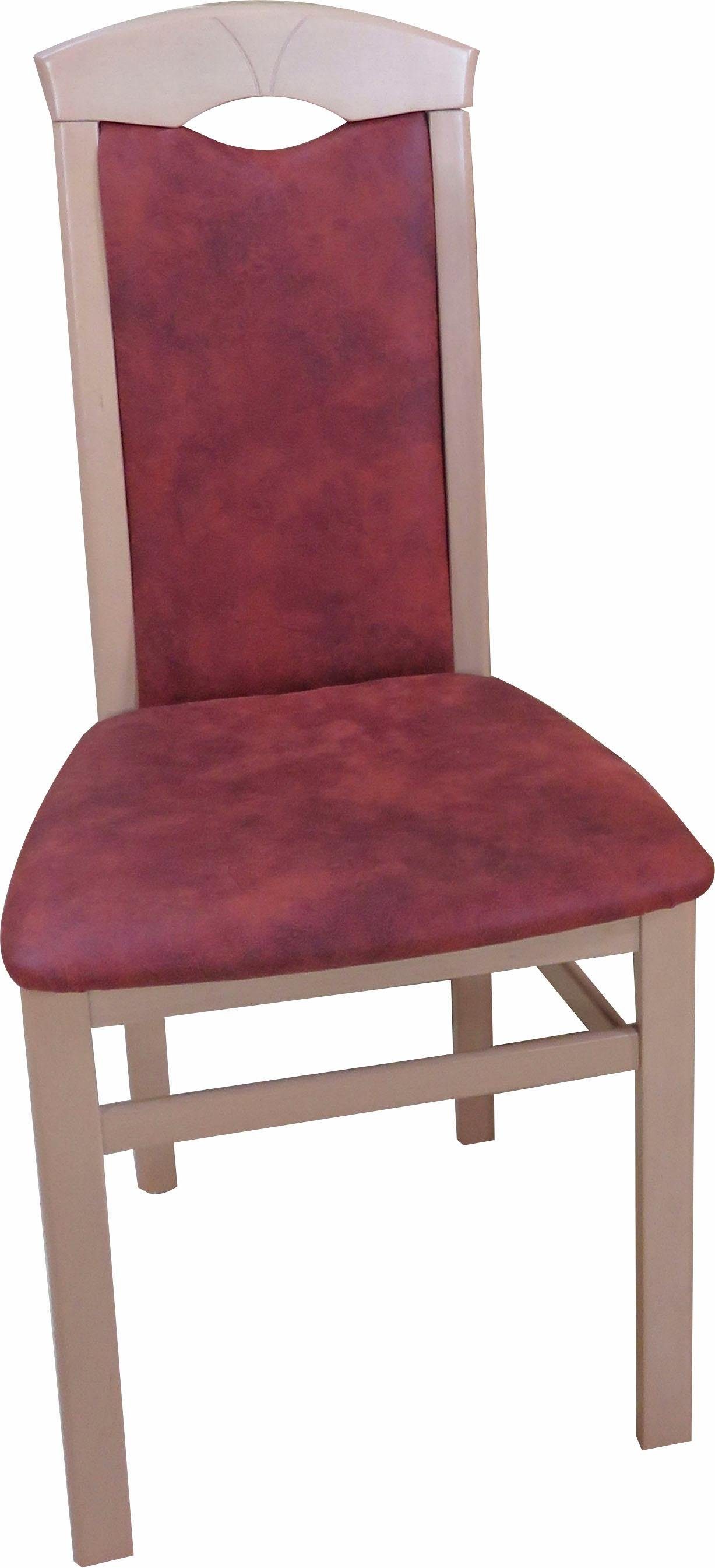 Home affaire Stoel met 4 poten Claudia (set, 2 stuks)