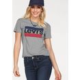 levi's t-shirt graphic sport tee pride edition logoprint op borsthoogte grijs