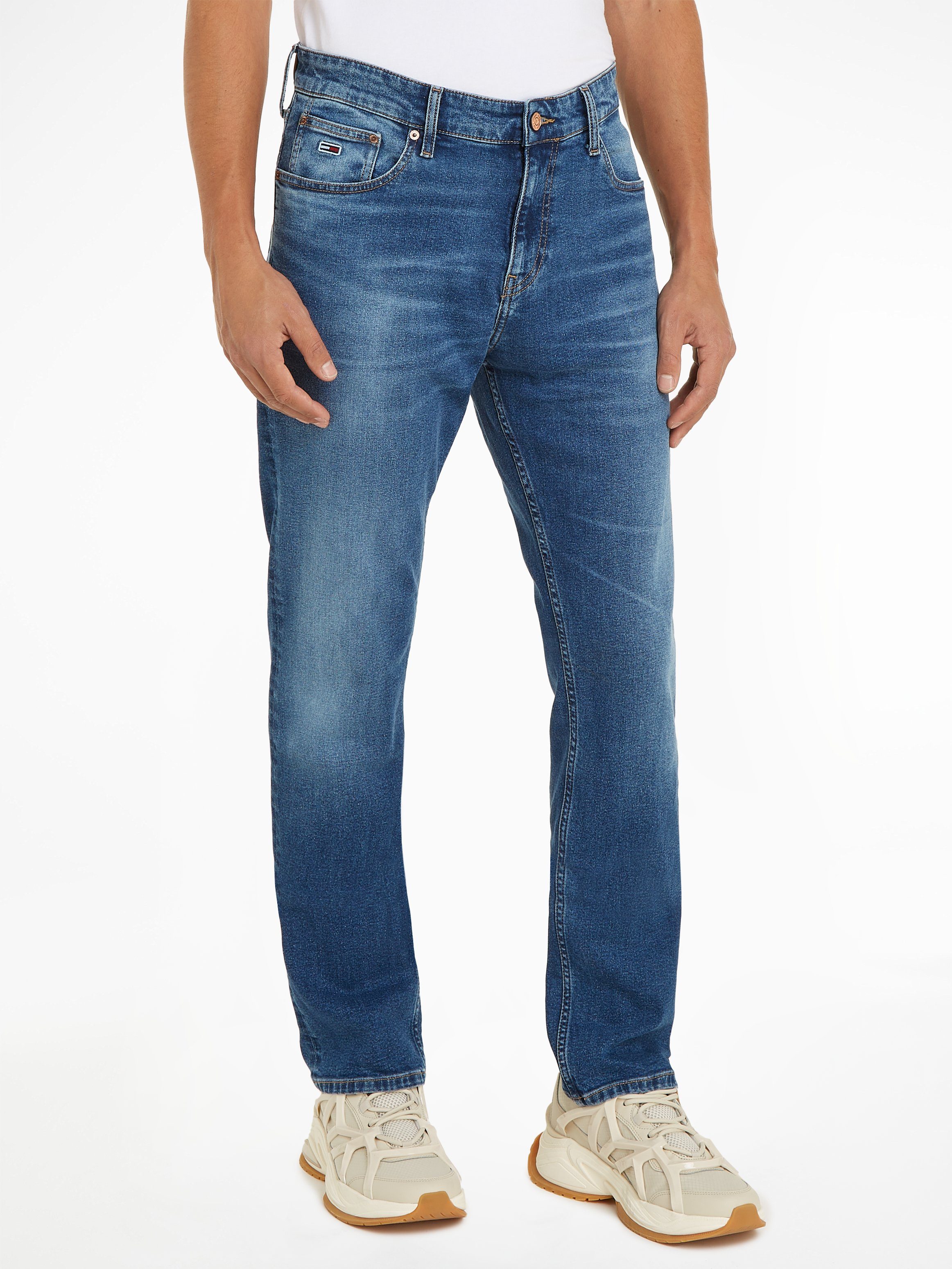TOMMY JEANS Straight jeans Ryan Regular Straight heren straight jeans maat 30 blauw