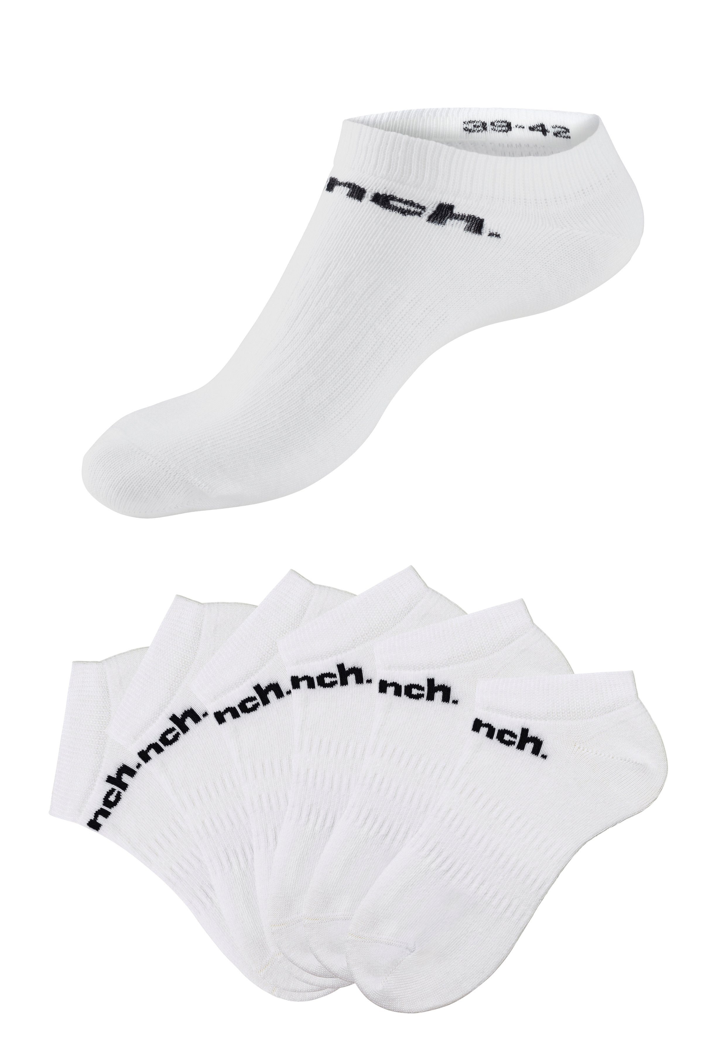 Bench. Sportsokken Sneakersokken met klassiek logo-opschrift (set, 6 paar)