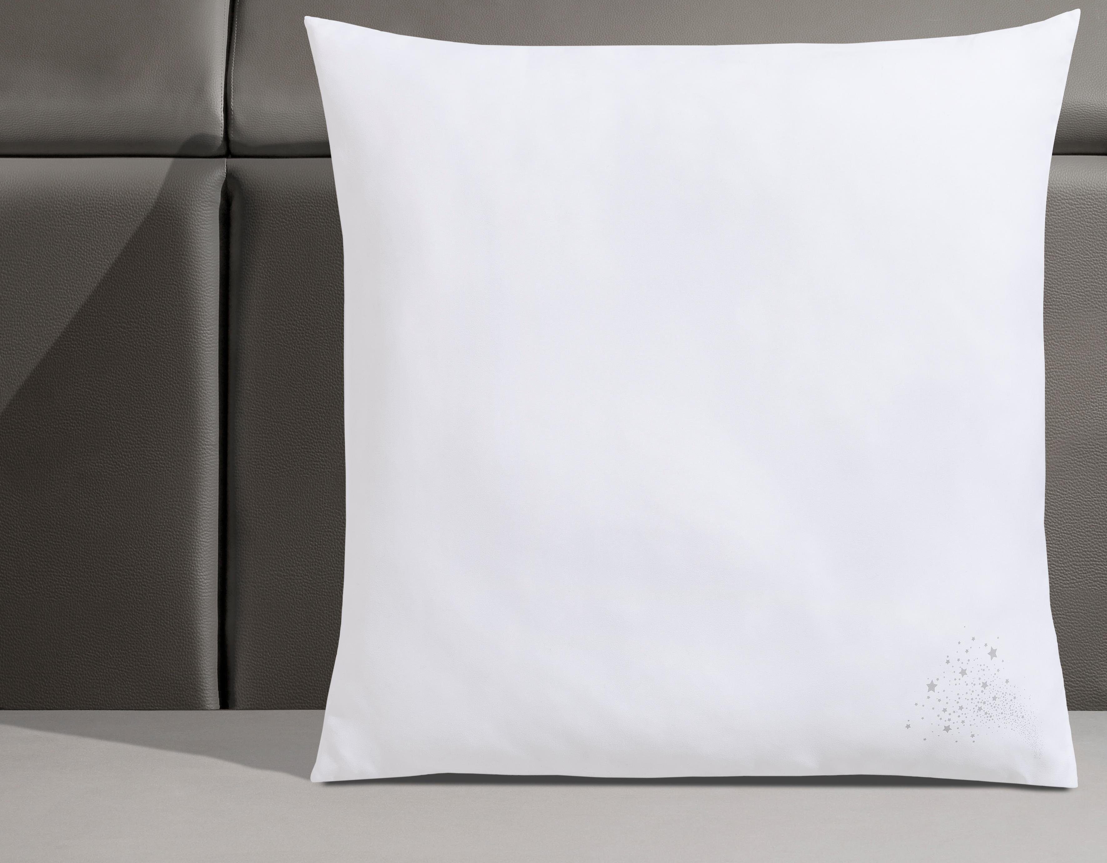 my home Microfiberkussen Baca, hoofdkussen 40x80 cm en 80x80 cm, 2-delig Kussens in een voordelige set: zeer goede prijs-kwaliteitverhouding! (voordeelset)