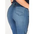 kjbrand straight jeans babsie: prettige bovenbeenwijdte super stretch blauw