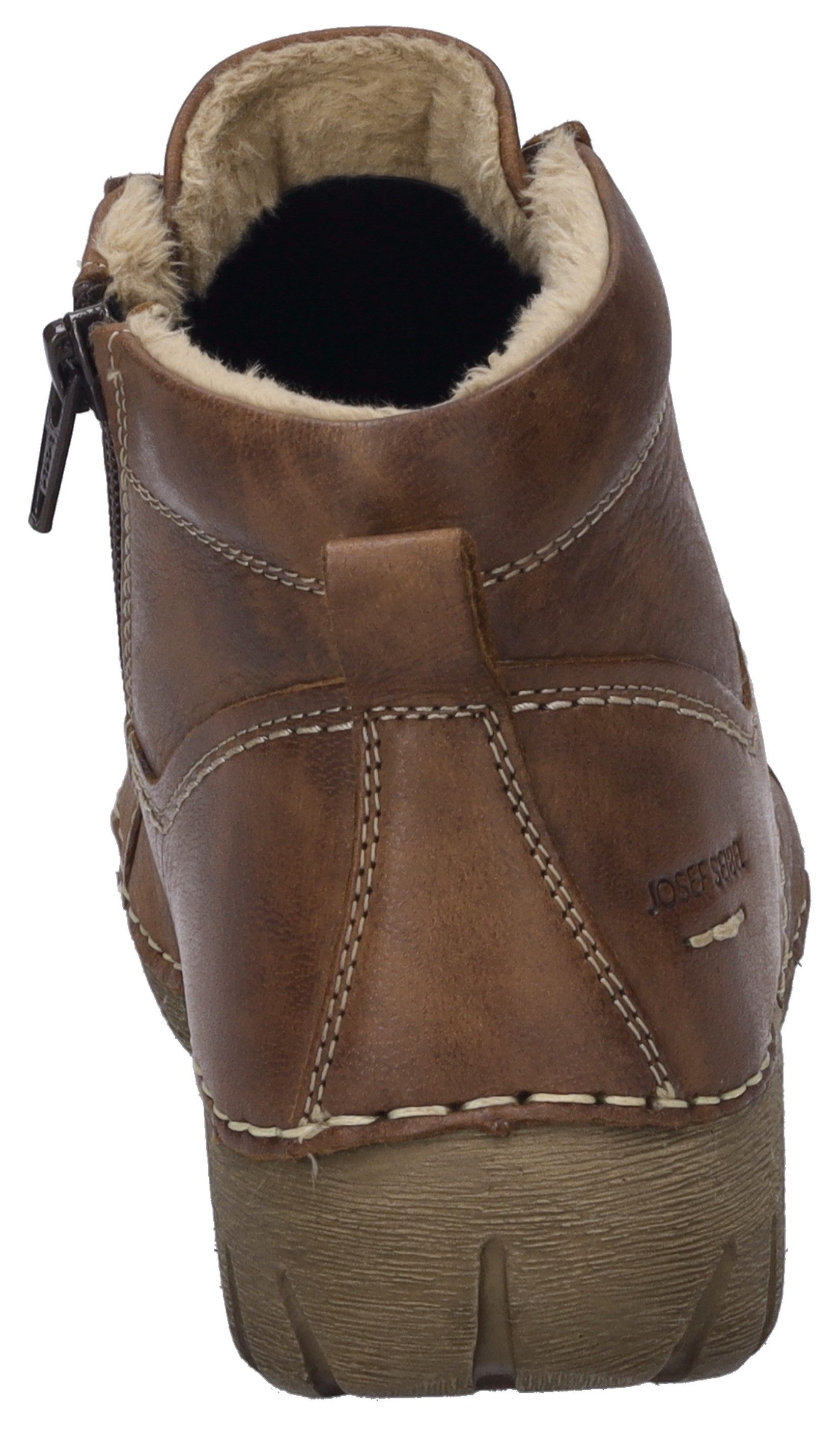 Josef Seibel Veterlaarsjes Felicia 01 Veterschoenen, sneakers, vrijetijdsschoen met modieuze siernaad