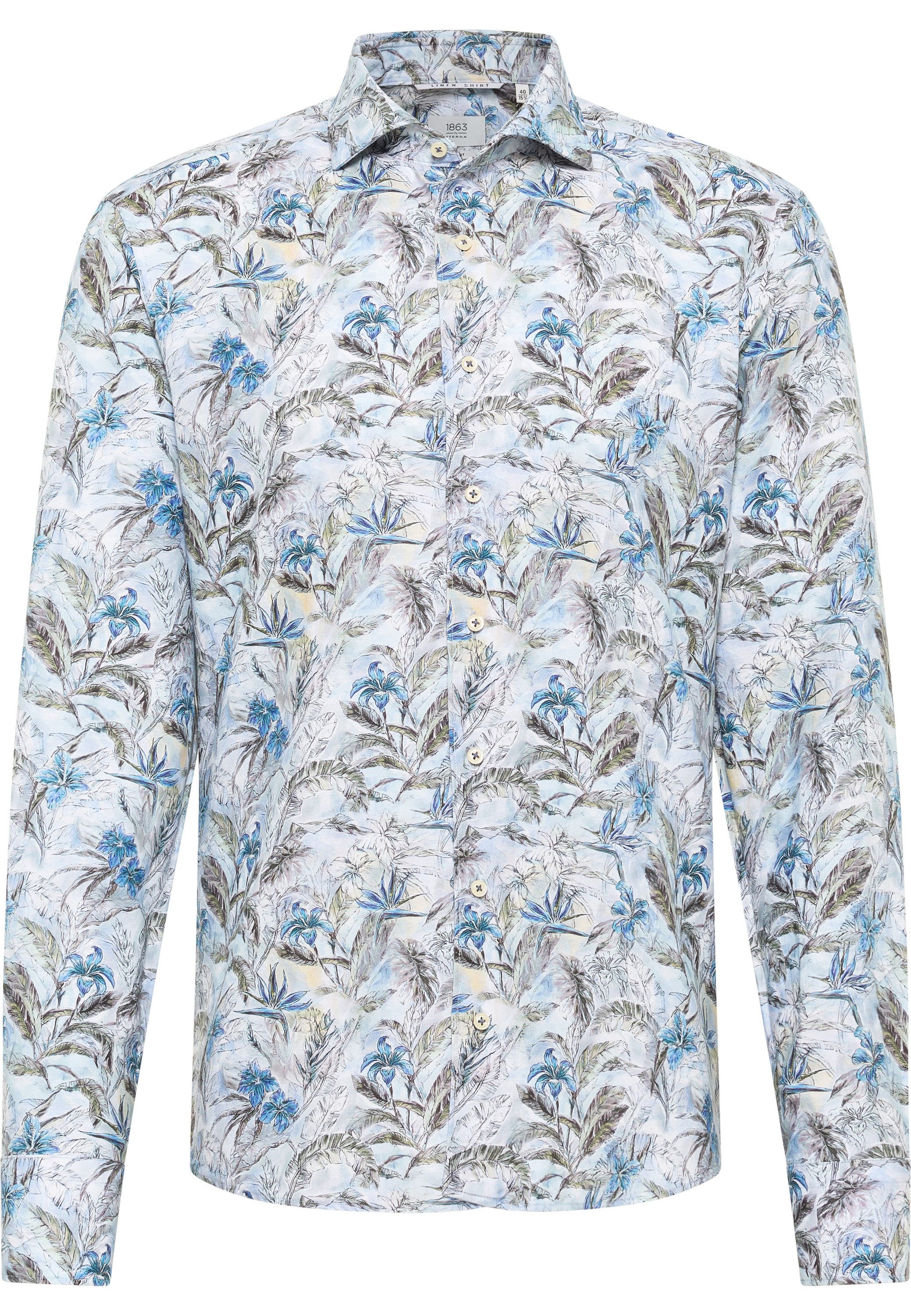 Eterna Overhemd met lange mouwen Slim fit EASY IRON (gemakkelijk te strijken)