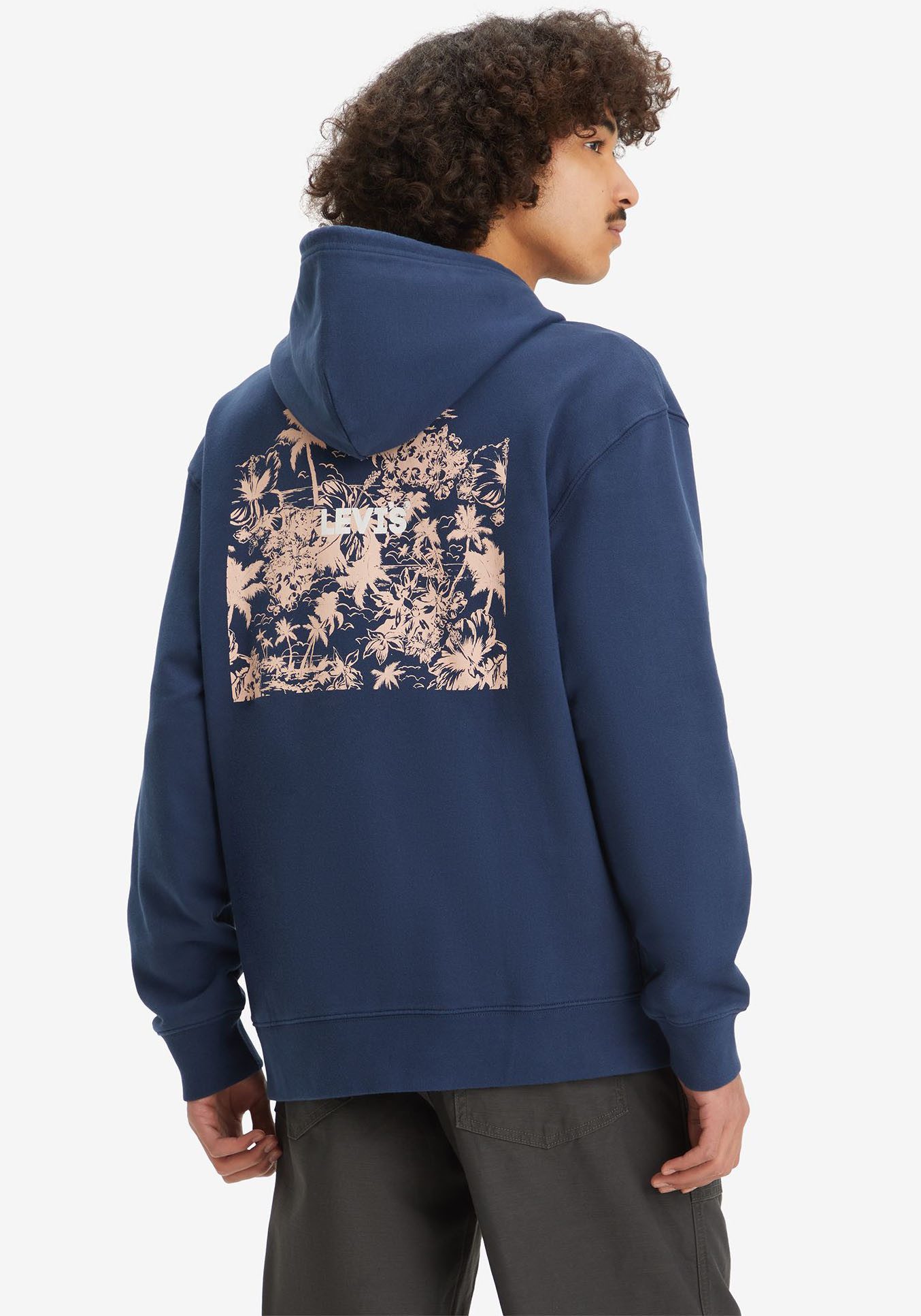 Levi's® Sweatvest RELAXED GRAPHIC ZIPUP met grote print op de rug
