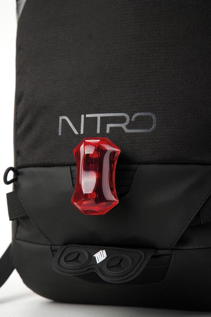 NITRO Trekkingrugzak Rover 14, Black Out Fietsrugzak, wandelrugzak, vrijetijdsruim, straat- en bikepack