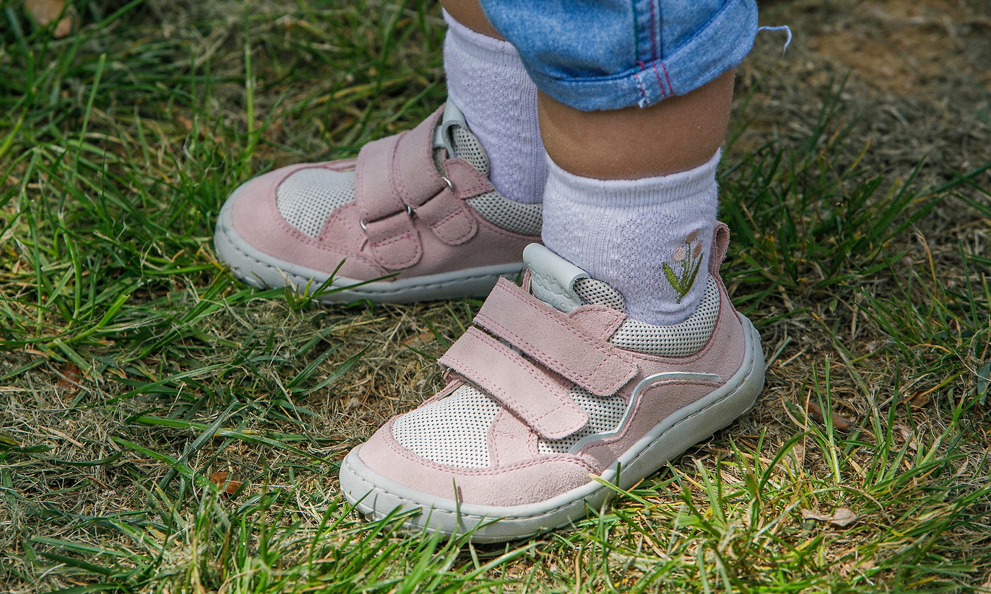 froddo® Sneakers BAREFOOT BASE , klittenbandschoen, vrijetijdsschoen, blote voeten schoen met klittenbandsluiting