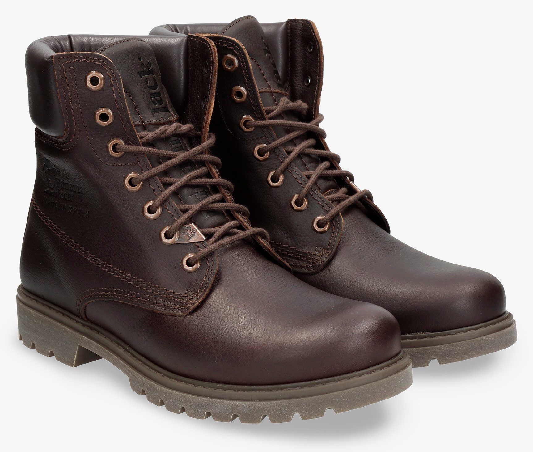 Panama Jack Veterschoenen hakken, veterschoenen, outdoorschoen met decoratieve naden