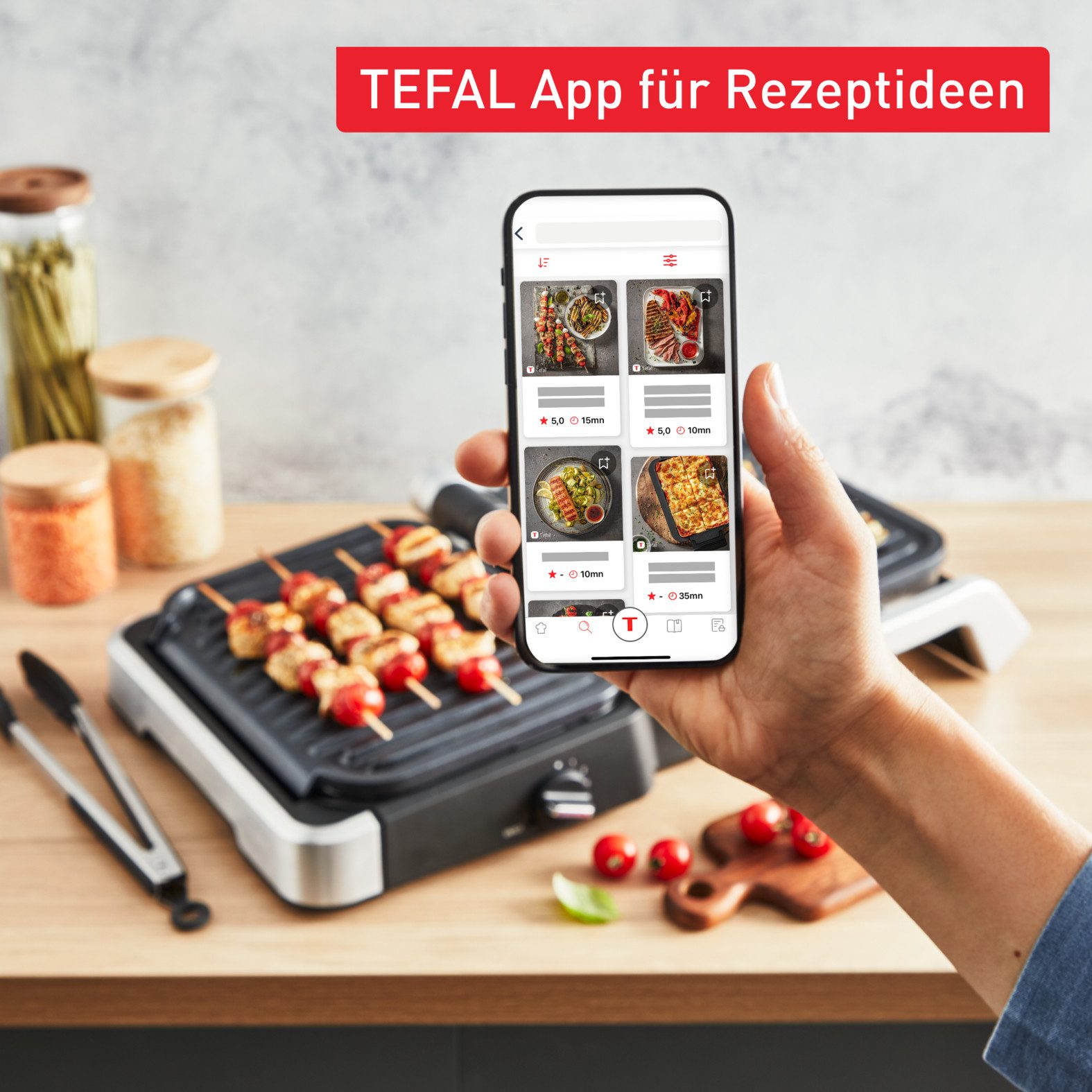 Tefal Contactgrill GC774HP OptiGrill 4in1