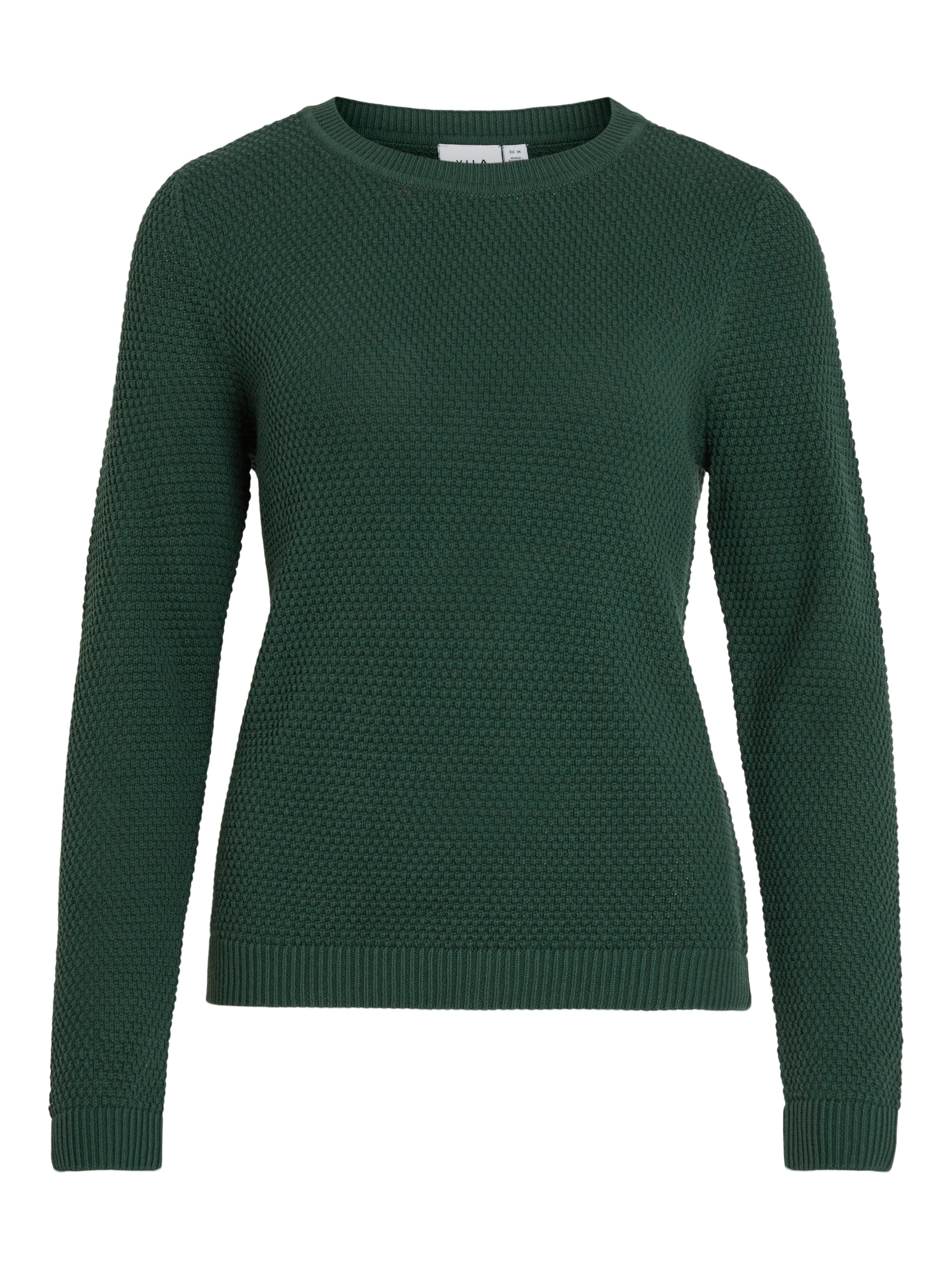 Vila Trui met ronde hals VIDALO O-NECK L S KNIT TOP- NOOS