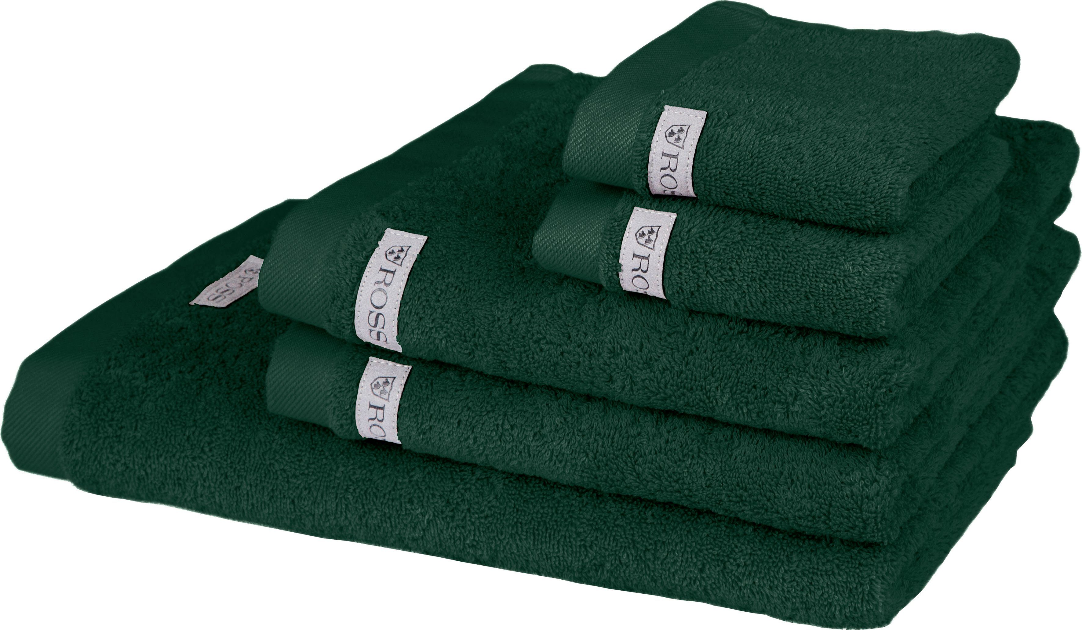 ROSS Handdoekenset Sinfonie bevat handdoeken, badhanddoek en gastendoeken (set, 5-delig) handdoeken groen