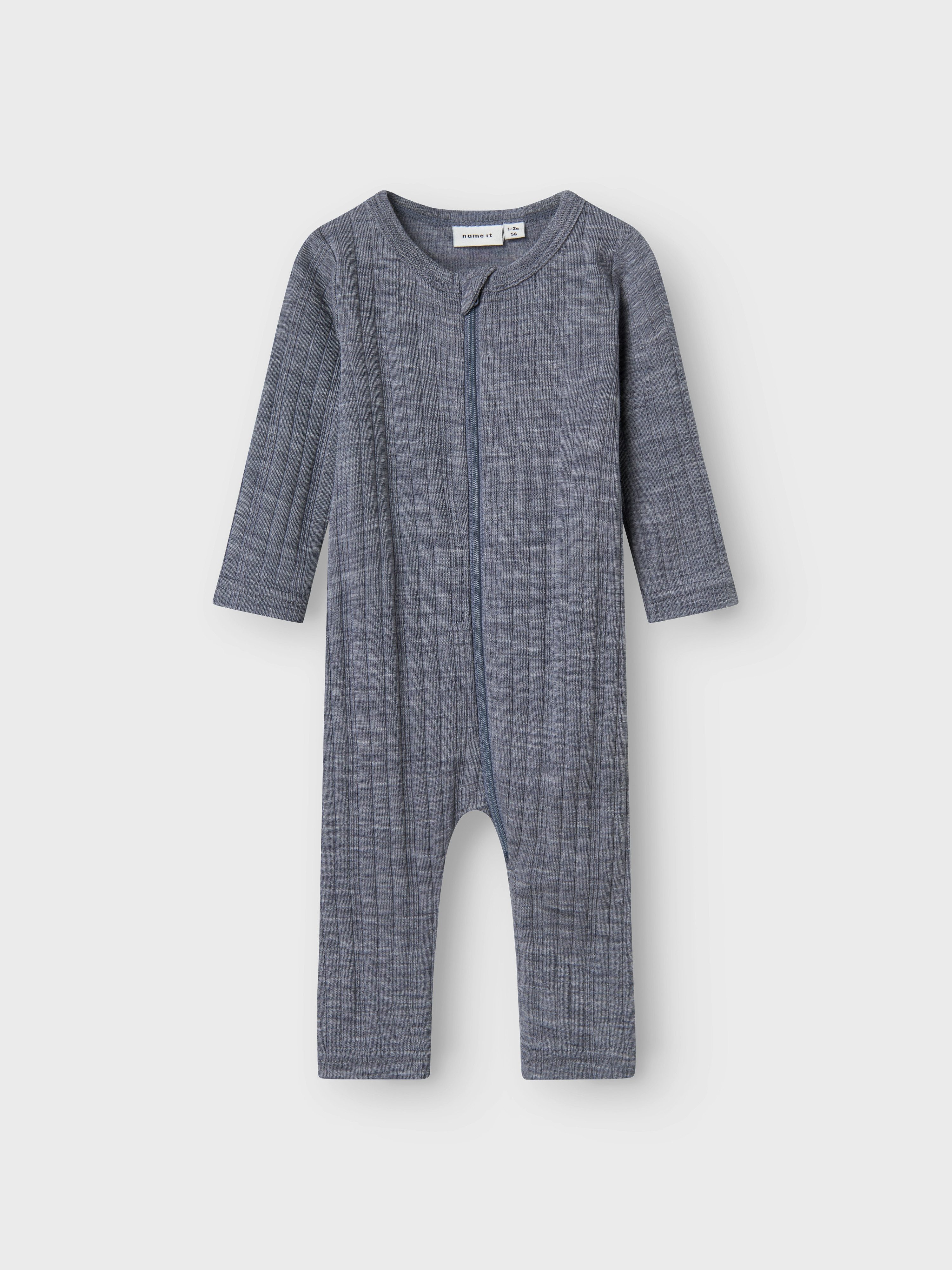Name It Pyjama NBMWANG WOOL NEEDLE NIGHTSUIT SOLID NOOS